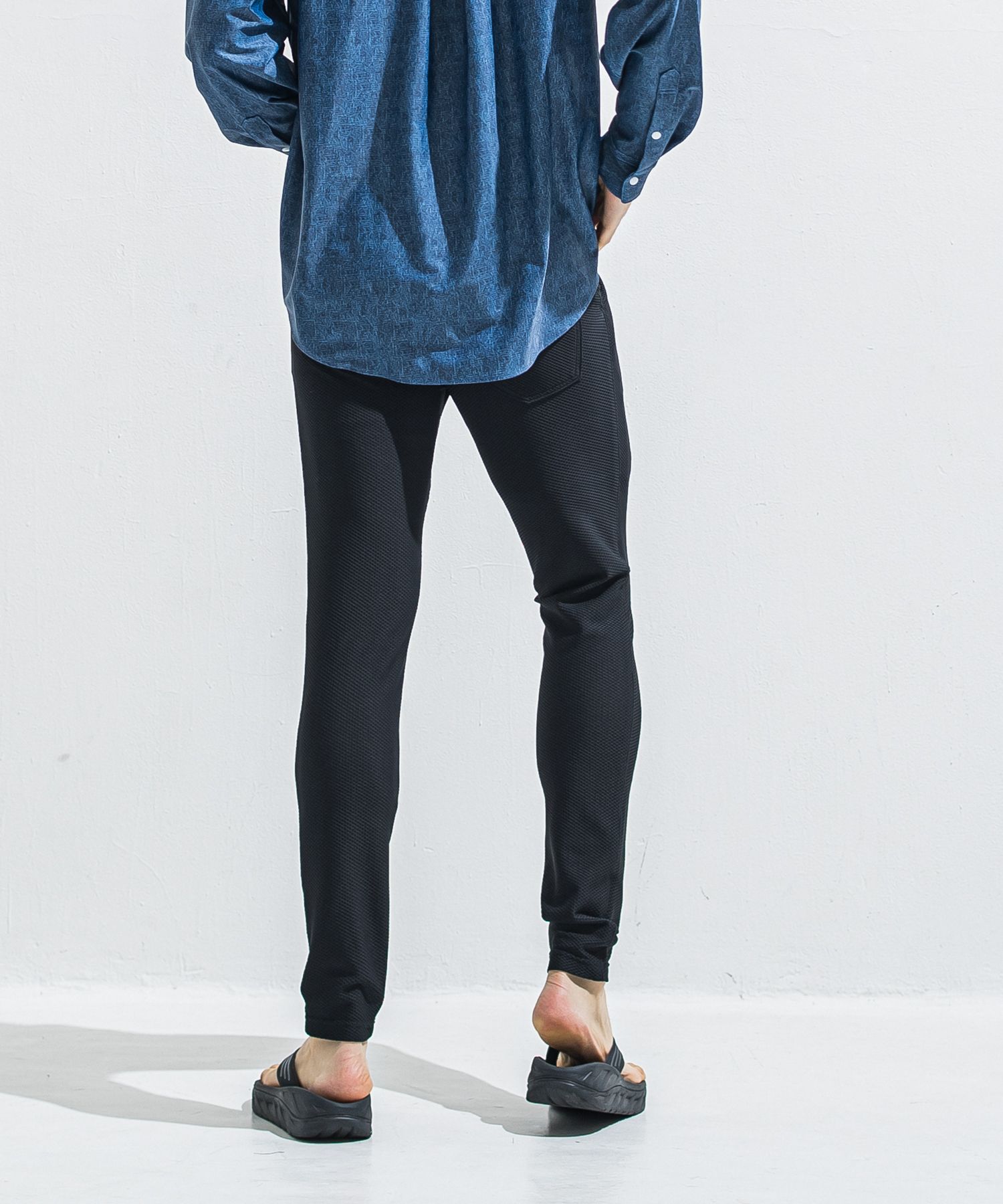 CHRIS EASY TUCK PANTS / RC40-ST-016T / イージータックパンツ / メッシュブラック (5月中旬入荷予定)