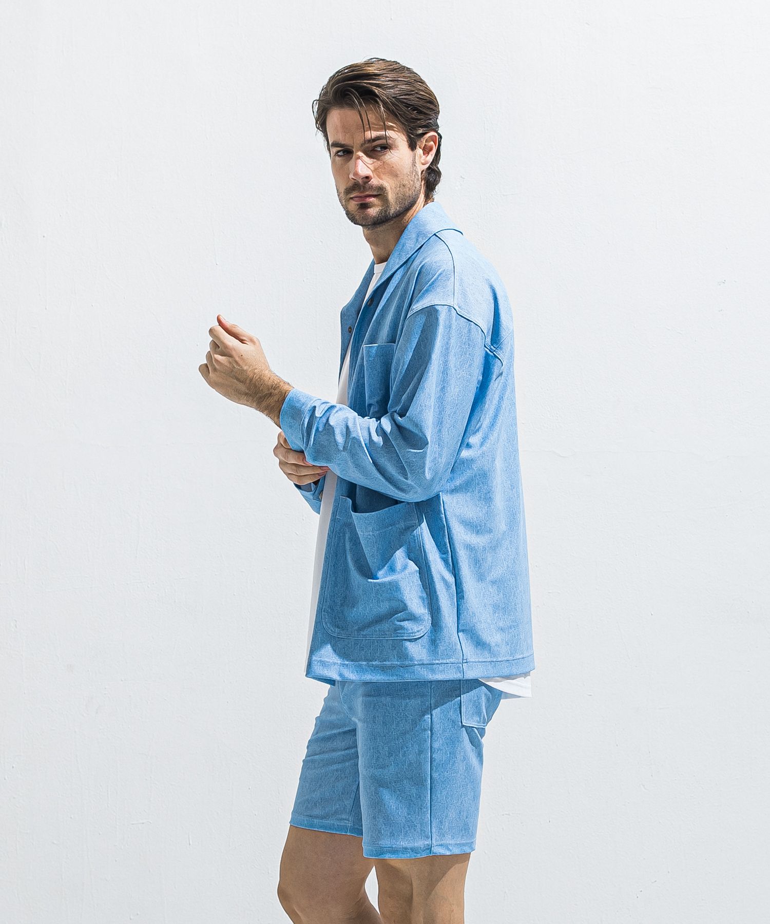 RUSH CAVER ALL / RC40-JK-002 / ラッシュガードカバーオール / ライトインディゴ (5月中旬入荷予定)