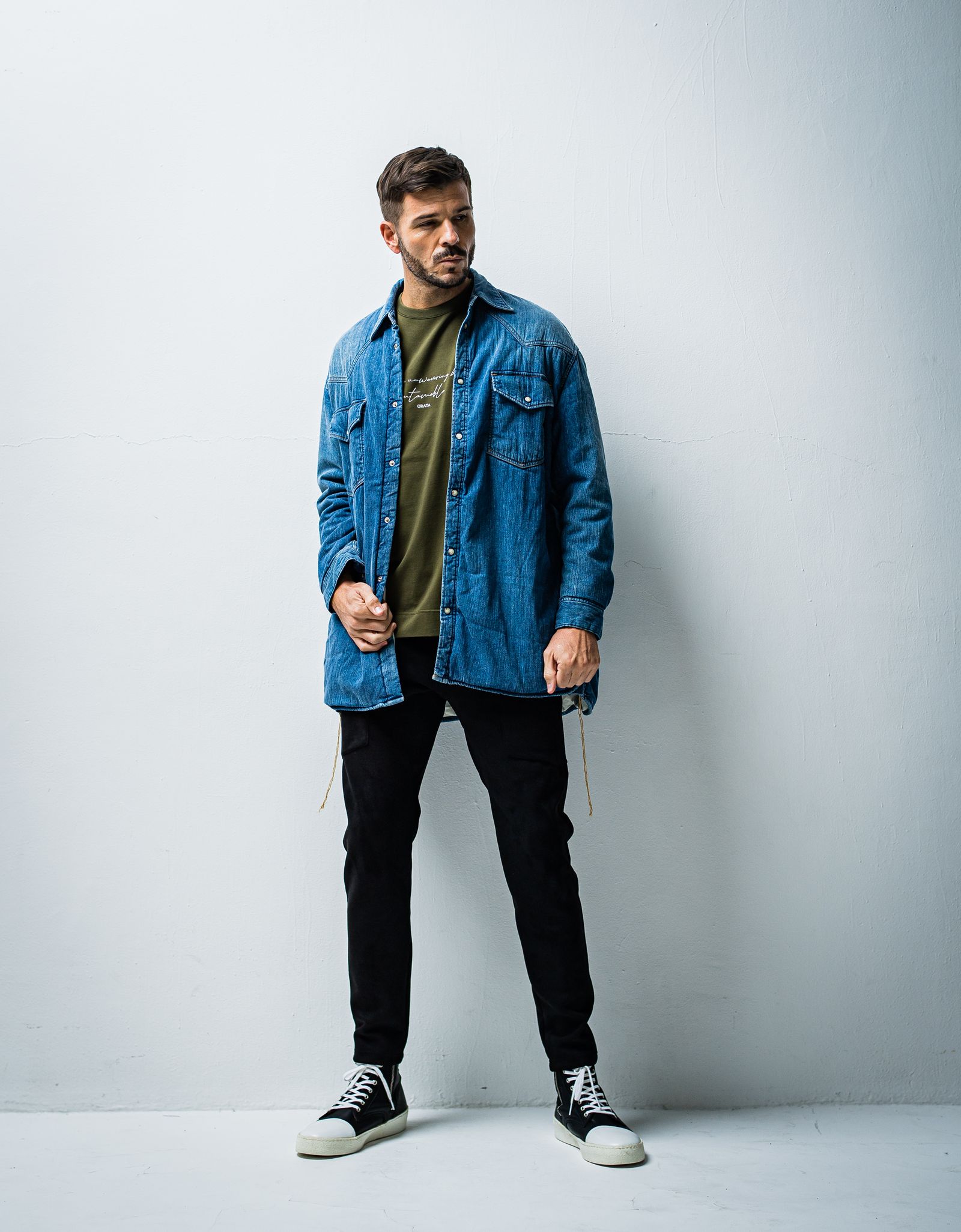 WESTAN SHIRT COAT / OR1-JK-006 / ウエスタンシャツコート / インディゴユーズド (12月中旬入荷予定)