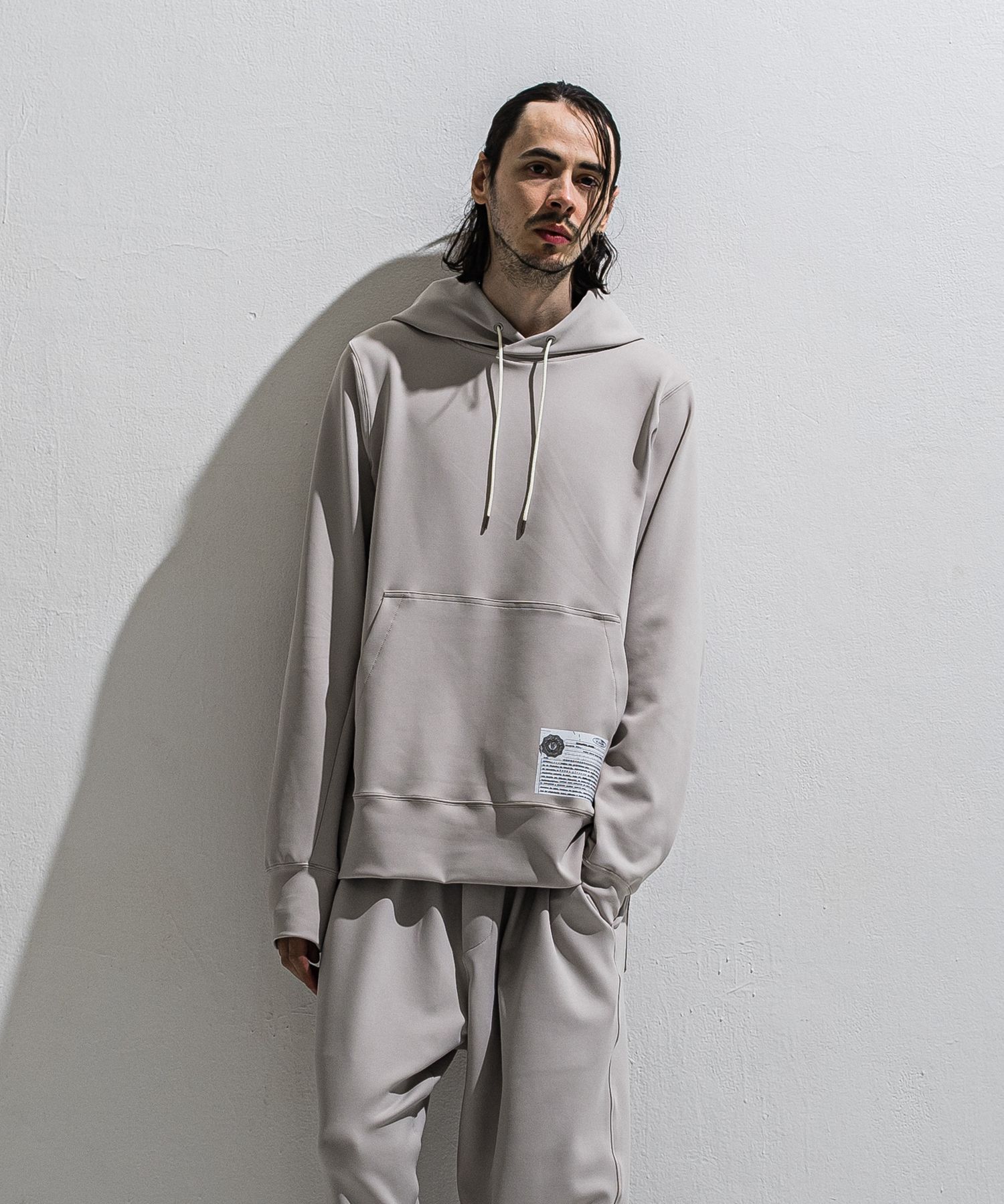 WILL PULLOVER HOODIE / DP1-C-001 / ウィルプリントプルオーバーパーカー / グレージュ (2月上旬入荷予定)