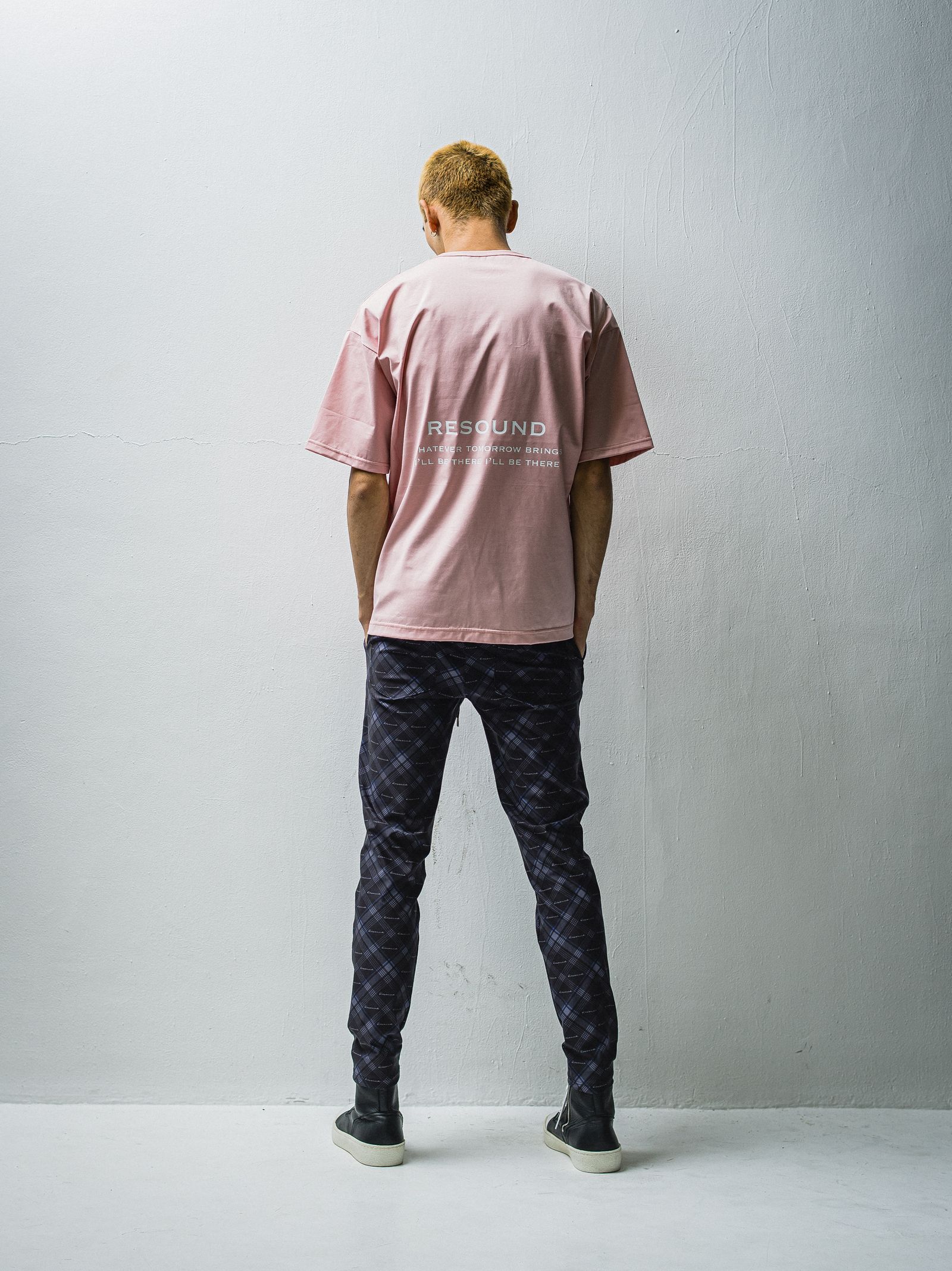 CHRIS EASY PANTS / RC27-ST-016 / チェックイージーパンツ / チェックブラック