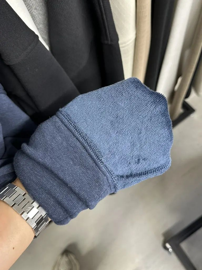 RC CHENILLE VELOURS FLEECE DROP TRAINER / RC38-C-004 / 裏起毛刺繍ワッペントレーナー / ネイビー (11月上旬入荷予定)