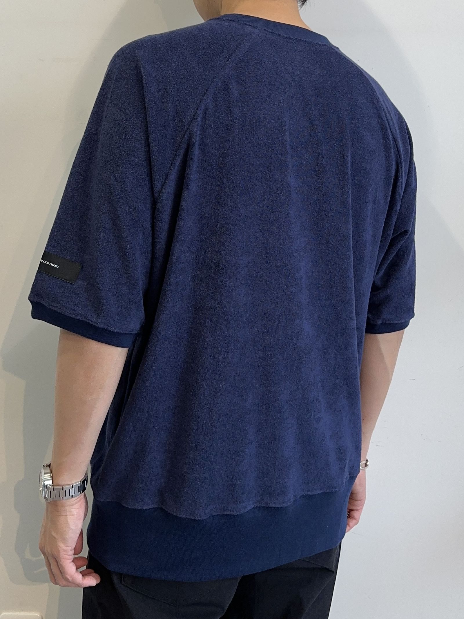 PILE HALF SLEEVE / RC32-T-007 / パイルビッグTシャツ / ネイビー