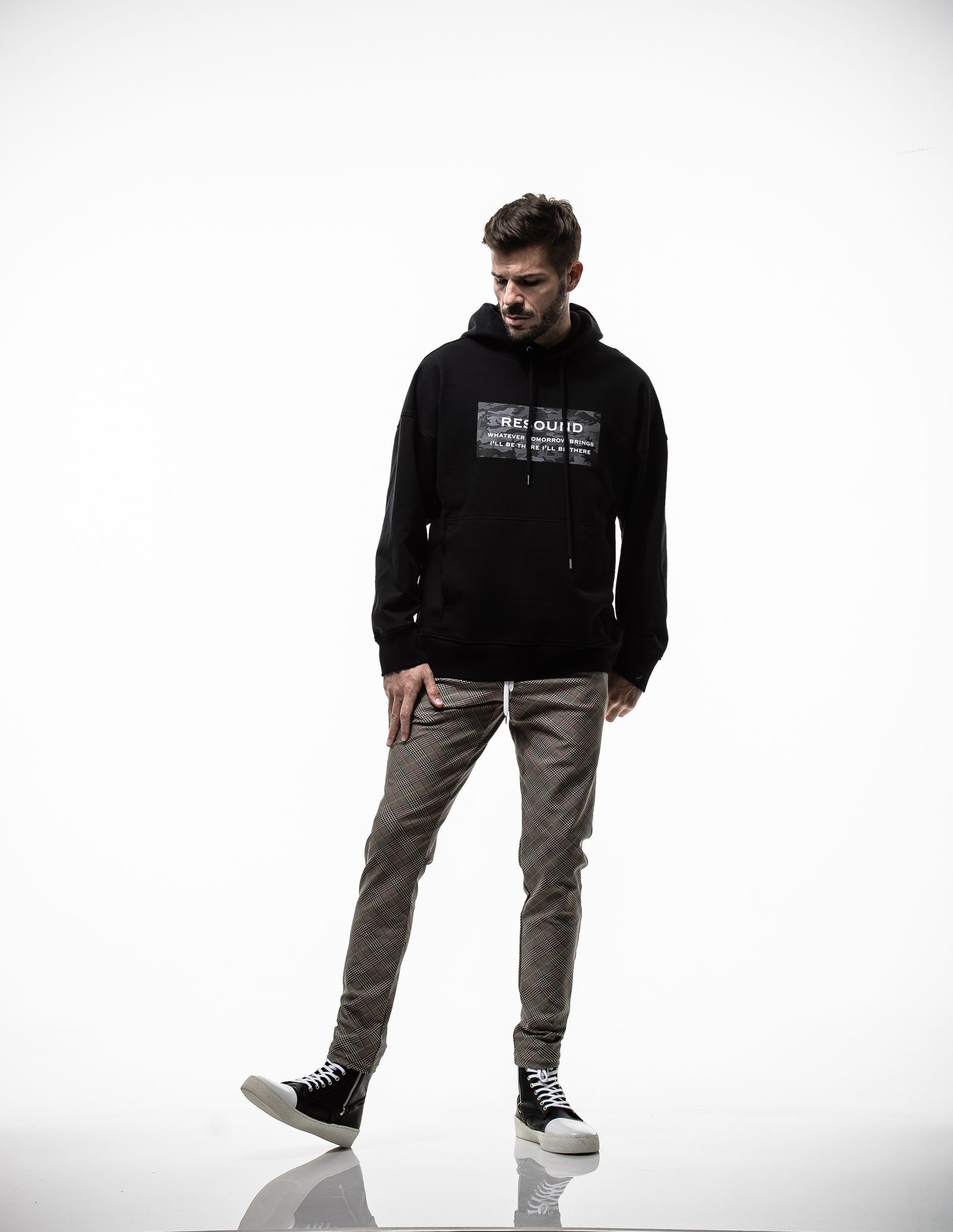 CAMOUFLAGE BOX ROGO LOOSE HOODIE / RC19-C-002 / ボックスロゴパーカー