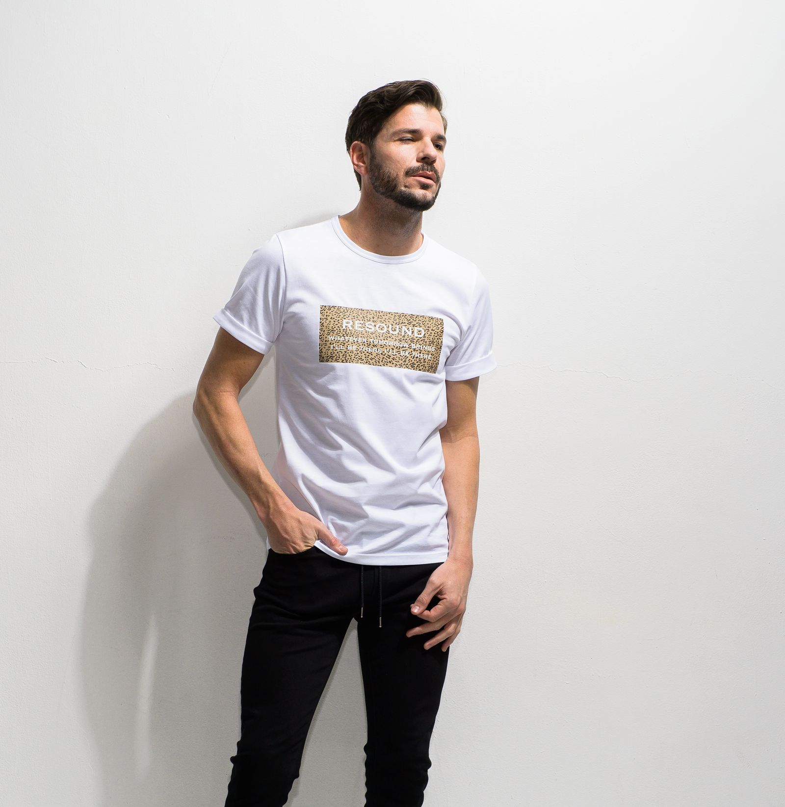LEO BOX ROGO ROLL UP JERSEY TEE / RC20-T-004 / ボックスロゴTシャツ ※