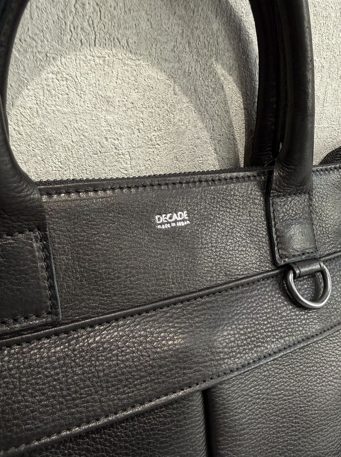 オイルドカウレザー ミニハンドショルダーバッグ / DCD-01507B / ブラック×ブラック