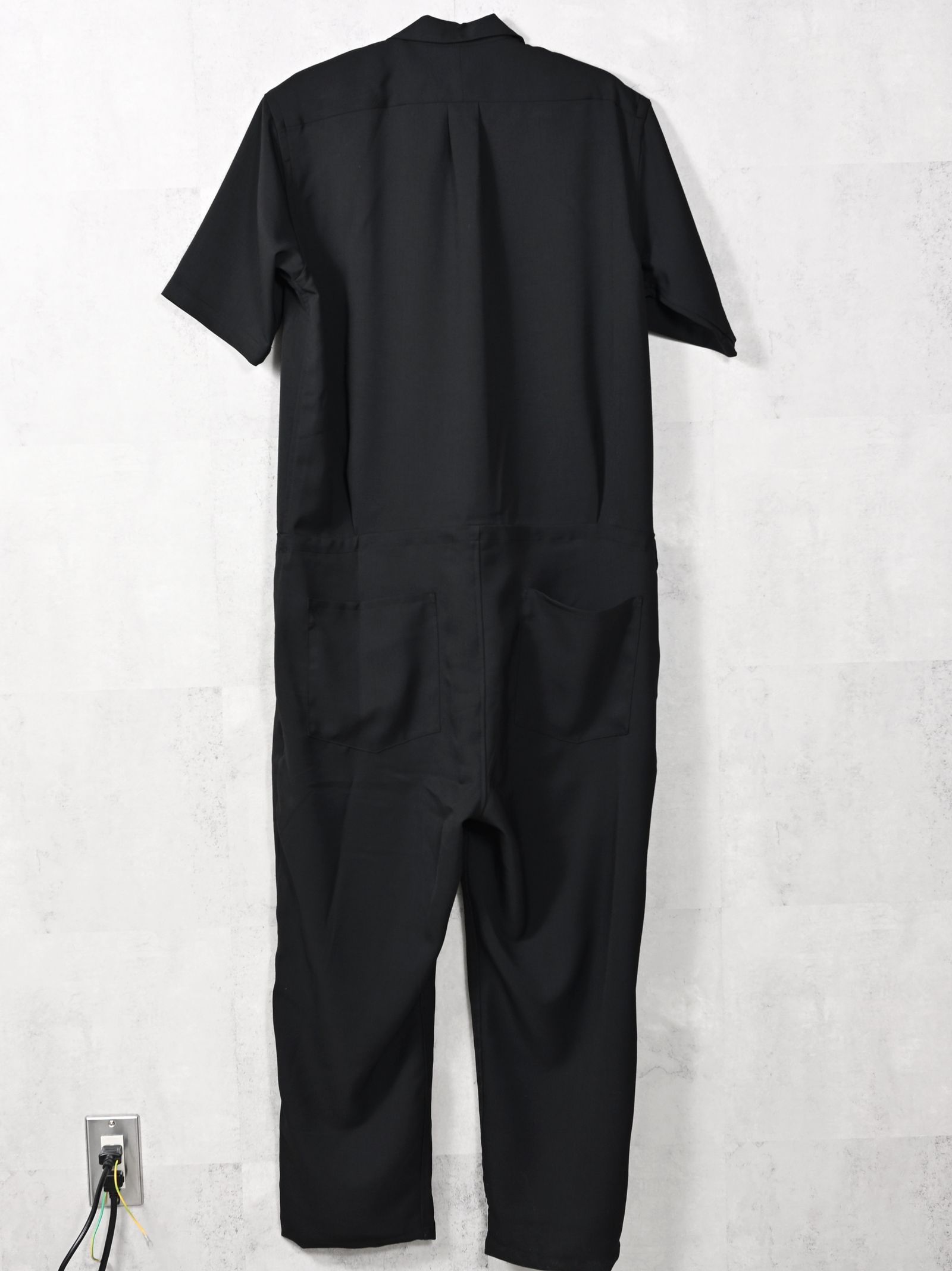 RAGE TWILL HALF ALL IN ONE / DP1-TN-001 / 半袖シャツオールインワン / ブラック (3月中旬入荷予定)