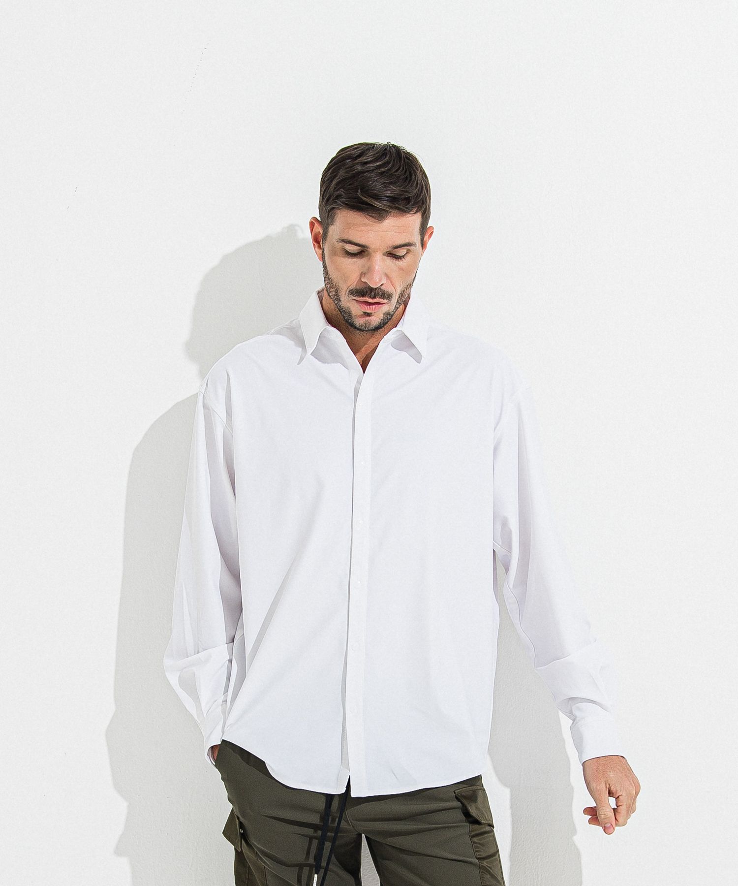 RUSH JACK SHIRTS / RC36-SH-001 / オーバーサイズラッシュガードシャツ / ホワイト