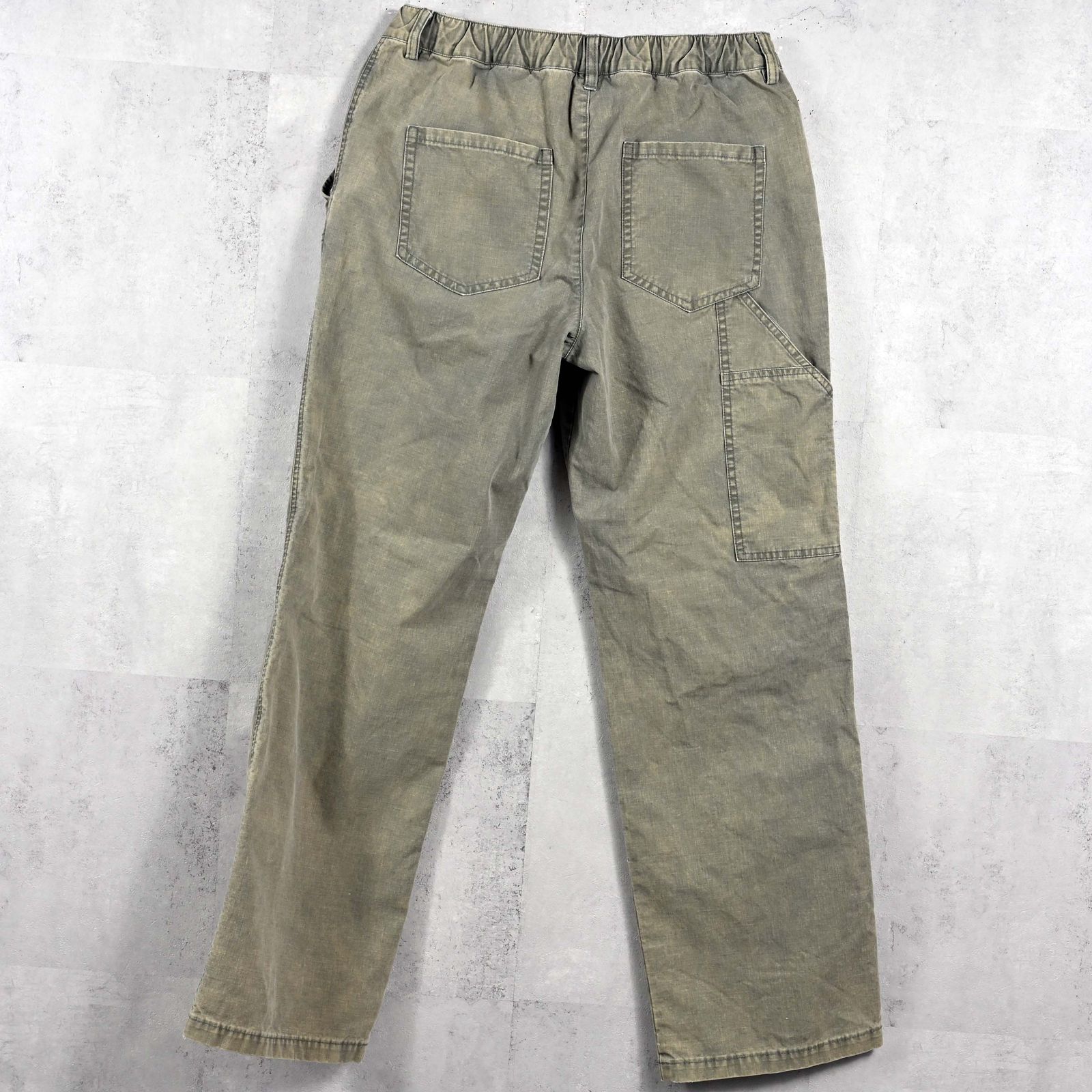 DOUBLE KNEE PT / RC39-ST-041 / ダブルニーワイドデニムパンツ / ダックカーキ (3月中旬入荷予定)