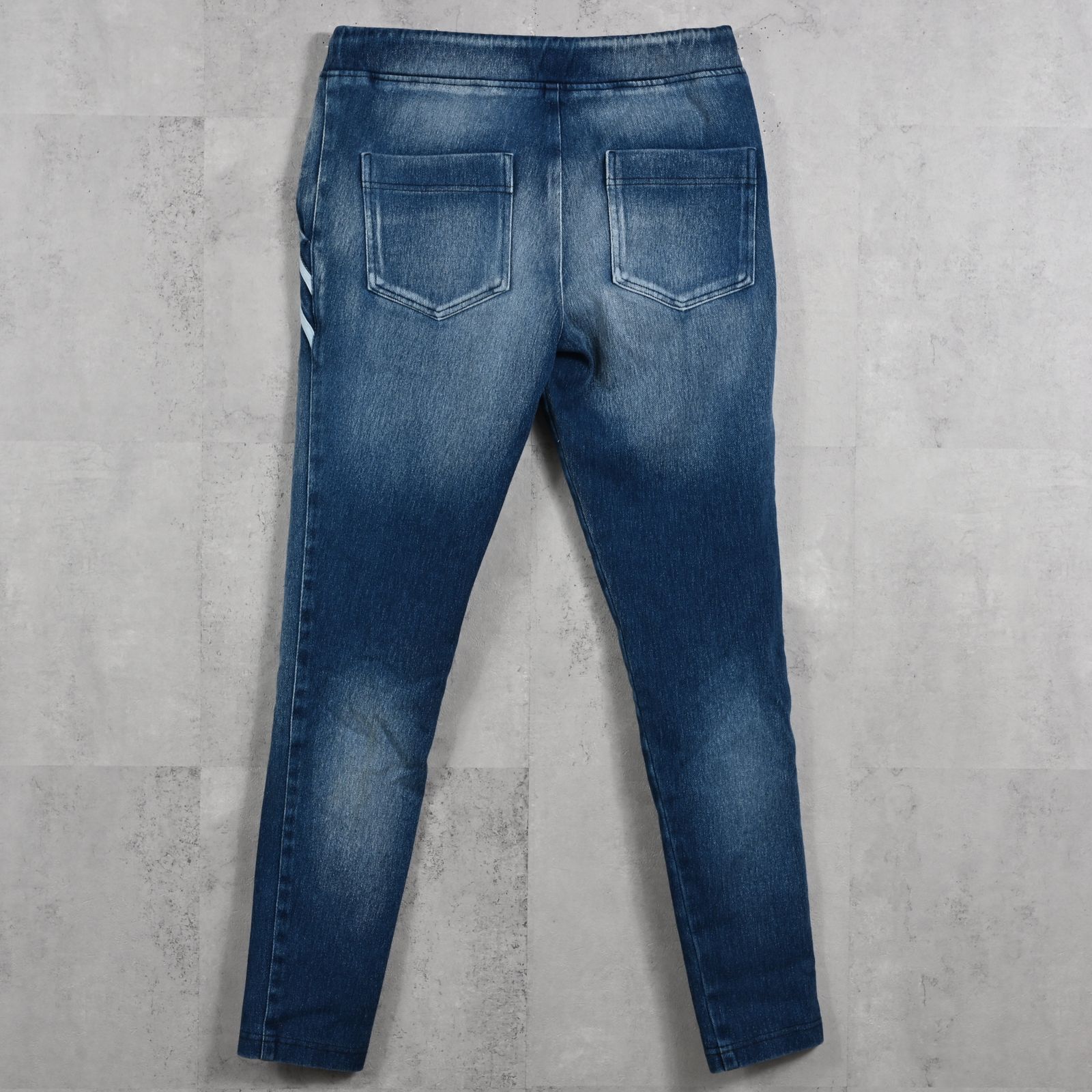 EX DENIM JERSEY EDGE PT / RC39-ST-014D / デニムジャージラインパンツ / ダークインディゴ (2月上旬入荷予定)