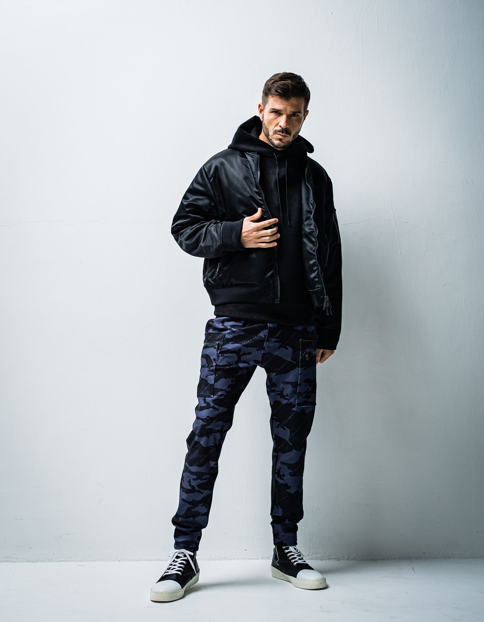 REVERSE FLIGHT JACKET / OR1-JK-001 / リバーシブルMA-1 / ブラック (11月上旬入荷予定)