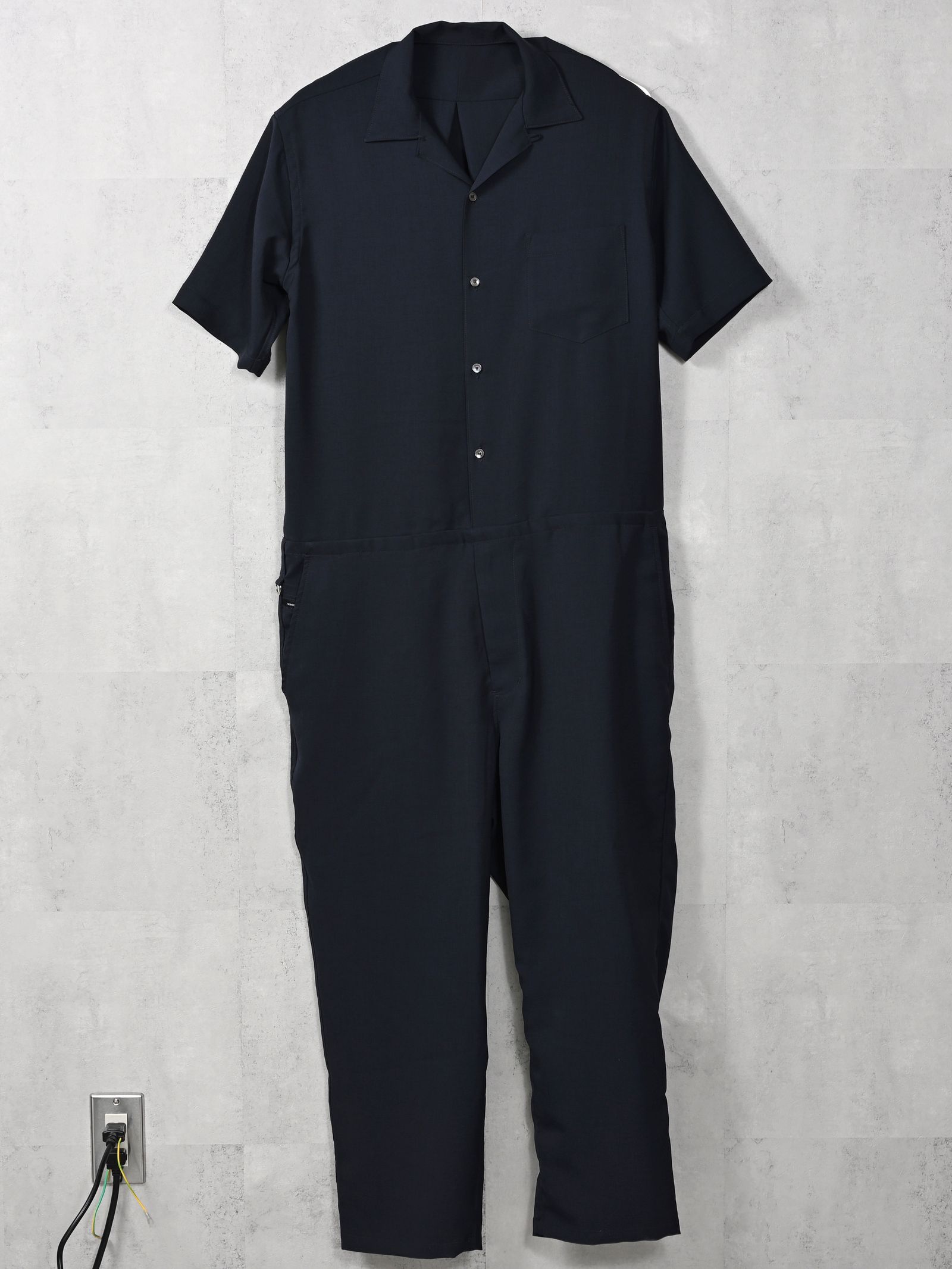 RAGE TWILL HALF ALL IN ONE / DP1-TN-001 / 半袖シャツオールインワン / ネイビー (3月中旬入荷予定)