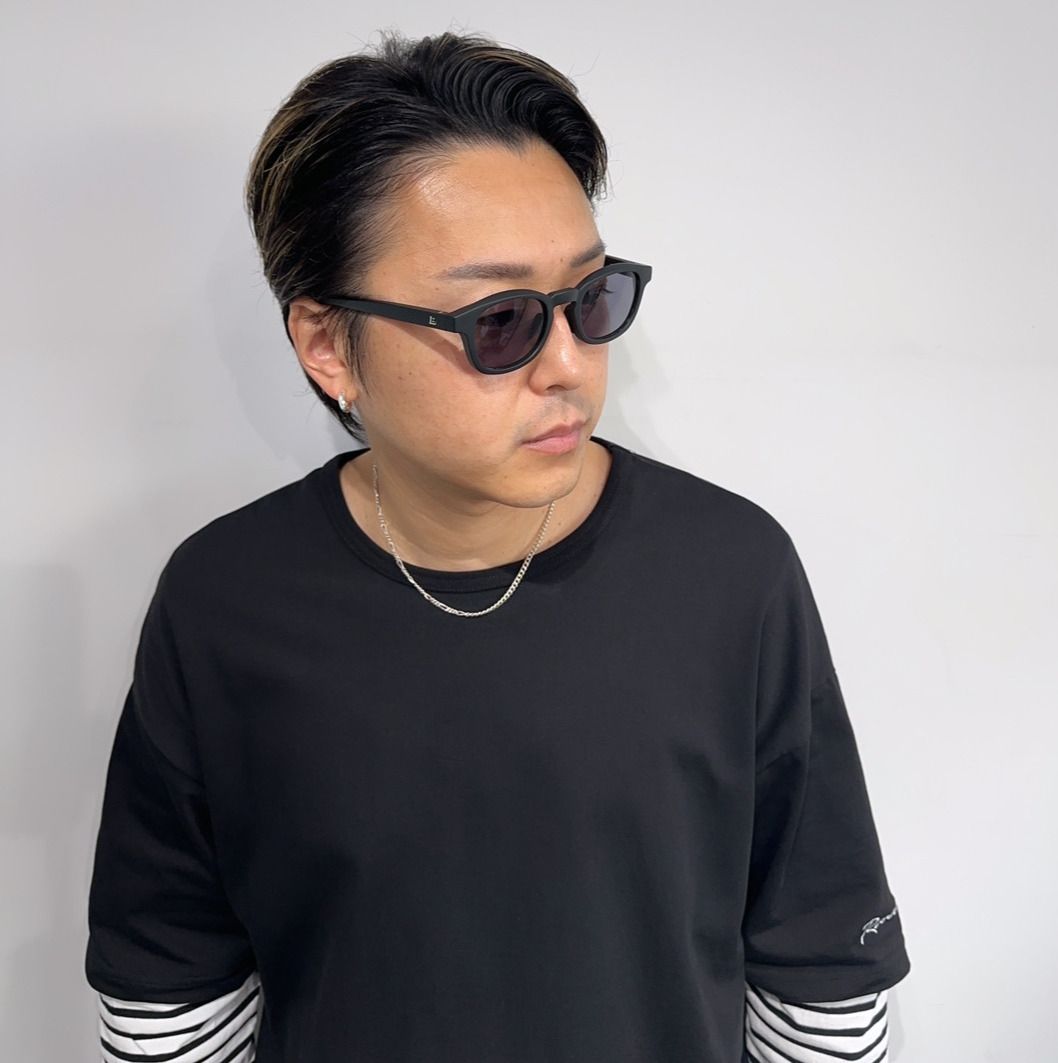 【スポーツモデル】 LAIDBACK LB-1D(dark lens) C-1 / サングラス / マットブラック