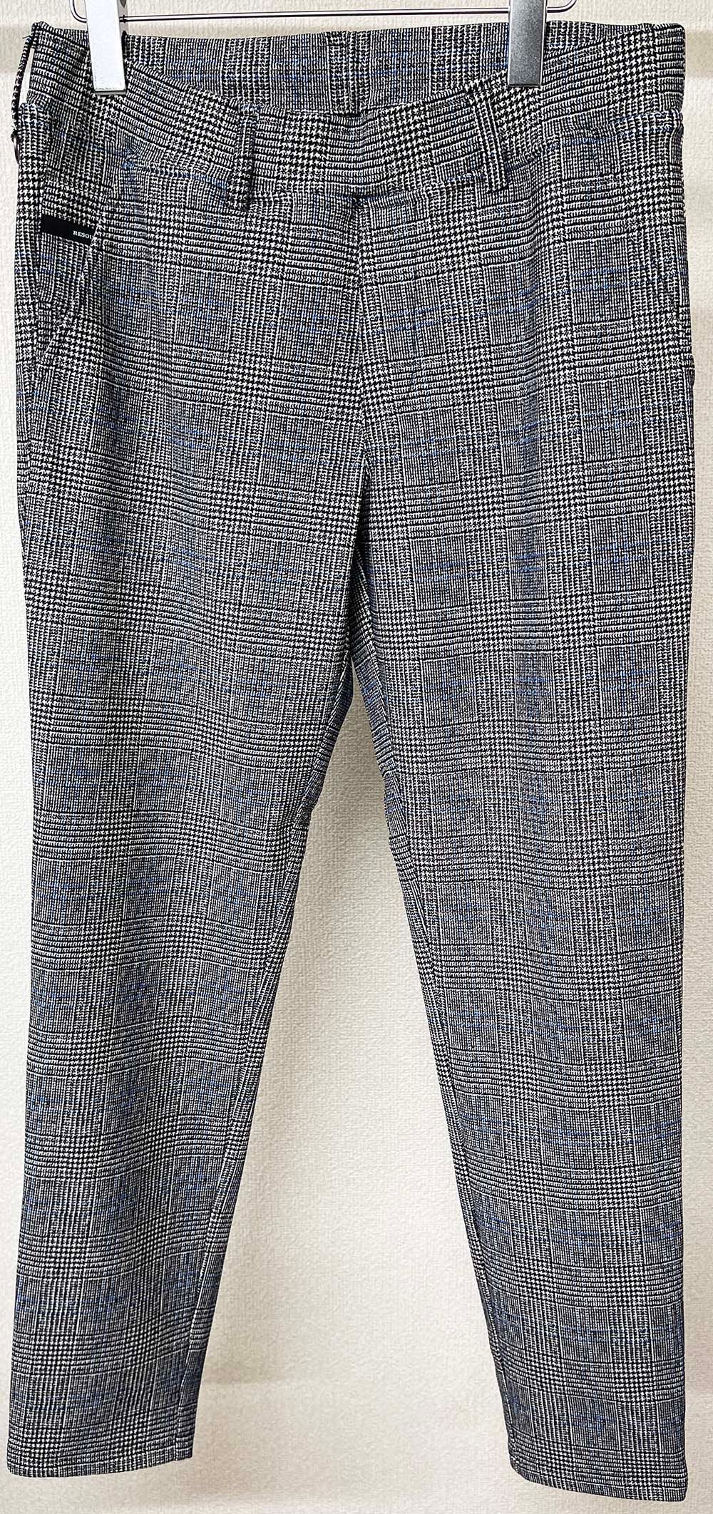 CHRIS EASY HEAT PANTS / RC26-ST-016H / 裏起毛イージーパンツ / グレンチェックブルー