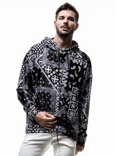 【※期間限定販売※】 BANDANA RUSH LOOSE HOODIE / RC19-C-003 / ラッシュガードパーカー