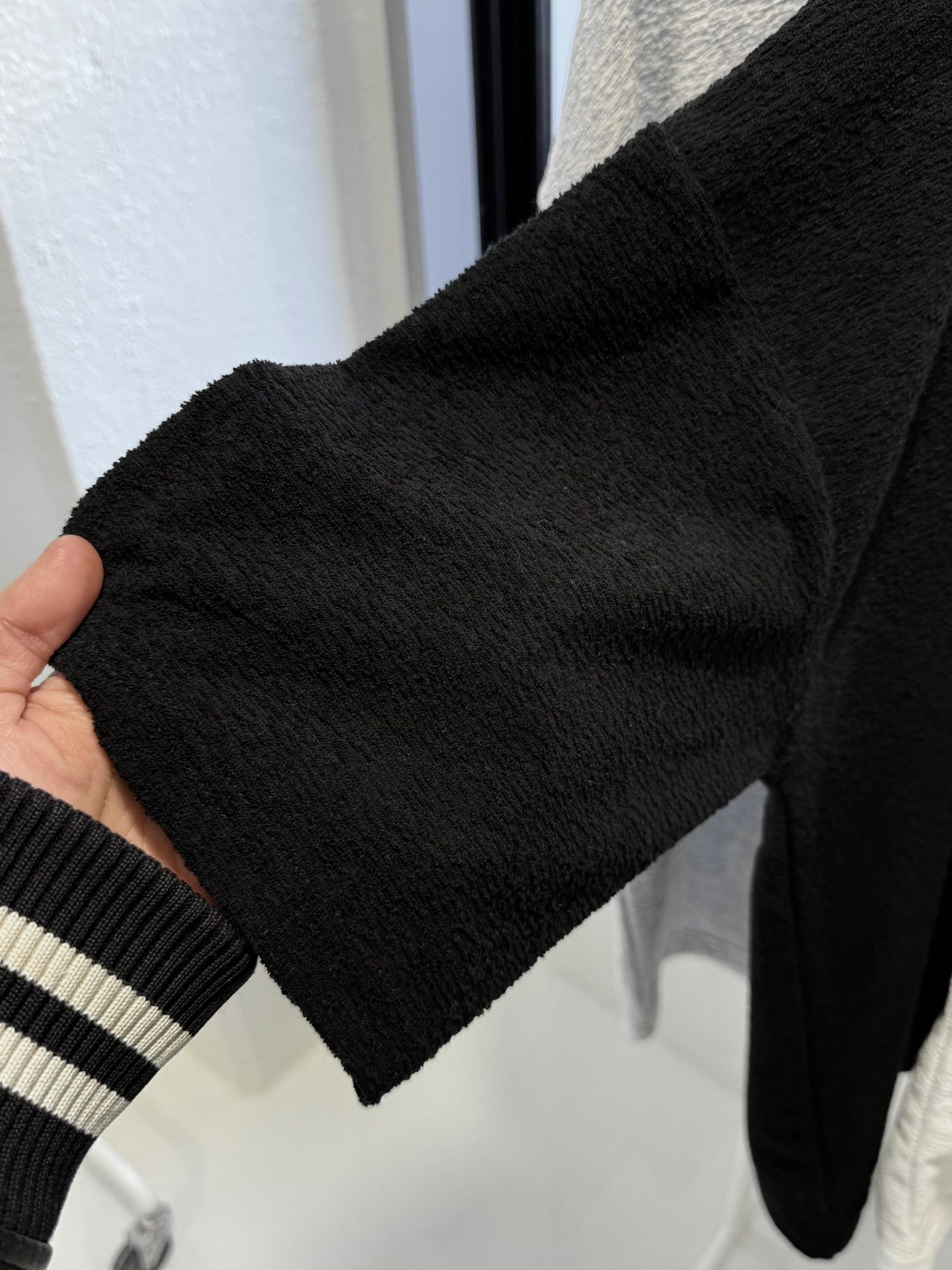 PILE OVER TEE / RC40-T-002 / パイルポケットビッグTシャツ / ブラック (4月中旬入荷予定)