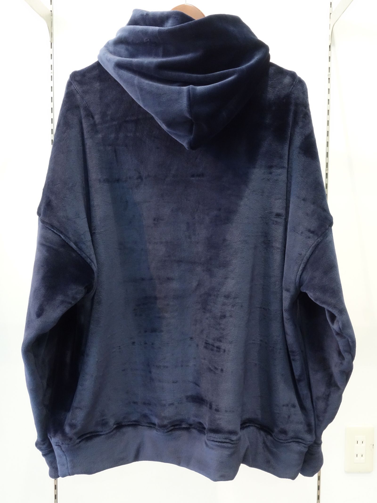 DOUBLE VELOURS FLEECE LOOSE HOODIE / RC22-C-006 / ベロアフリースパーカー