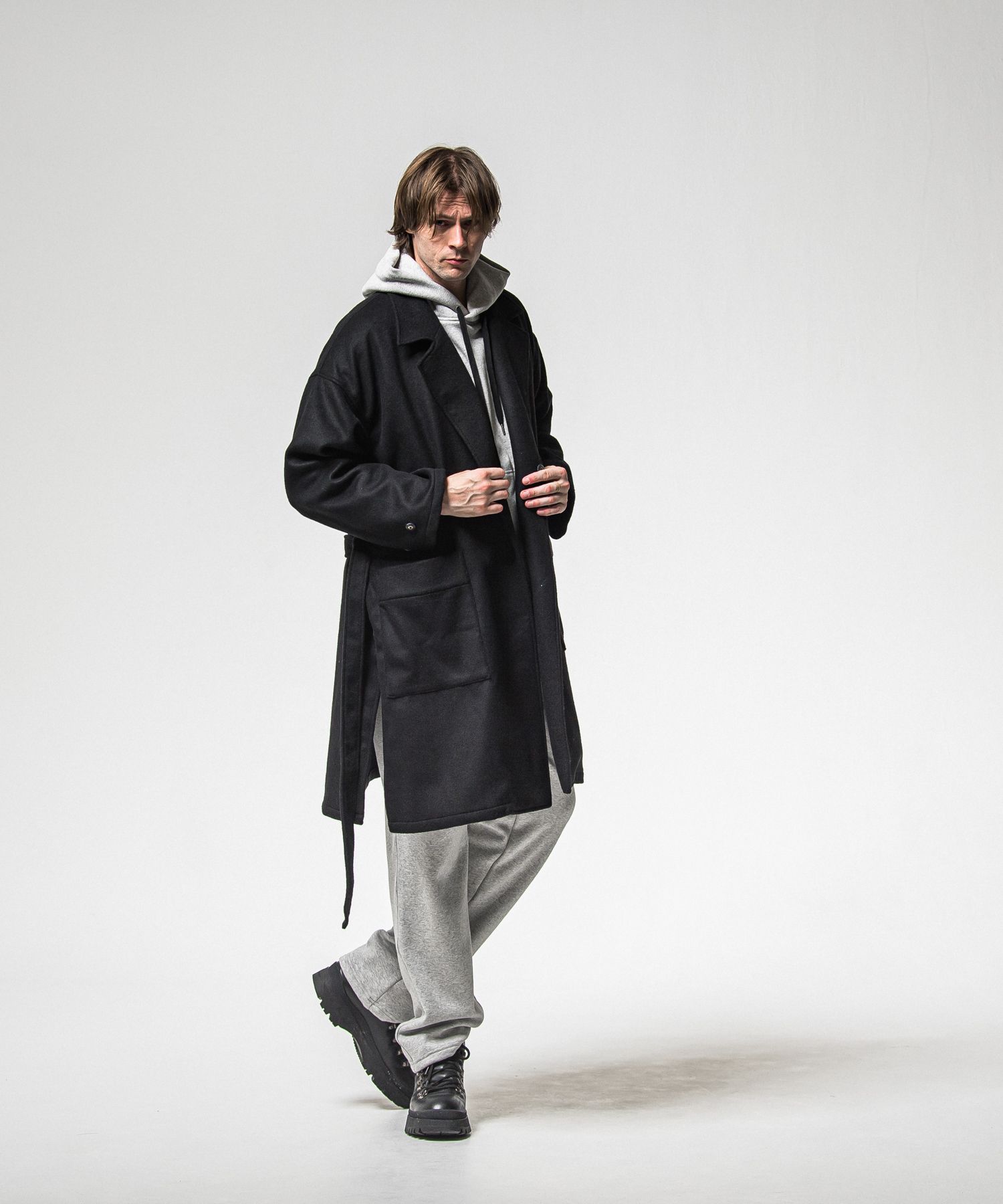 【FRIDAYコラボ】 FRIDAY OLD COVER VELOURS FLEECE TRAINER / RCF1-C-001 / 裏起毛FRIDAYオールドカバートレーナー / グレー (11月上旬入荷予定)