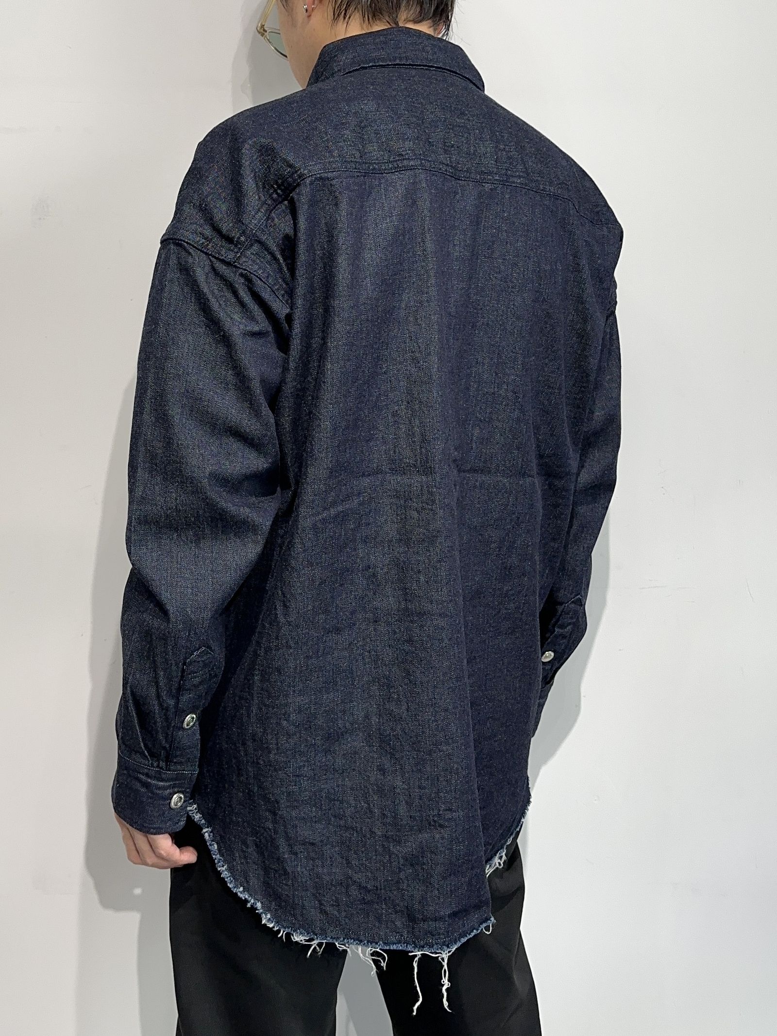 RESOUND CLOTHING - OVER DENIM SHIRTS / RC33-SH-002 / オーバーデニムシャツ / インディゴワンウォッシュ  | LUKE