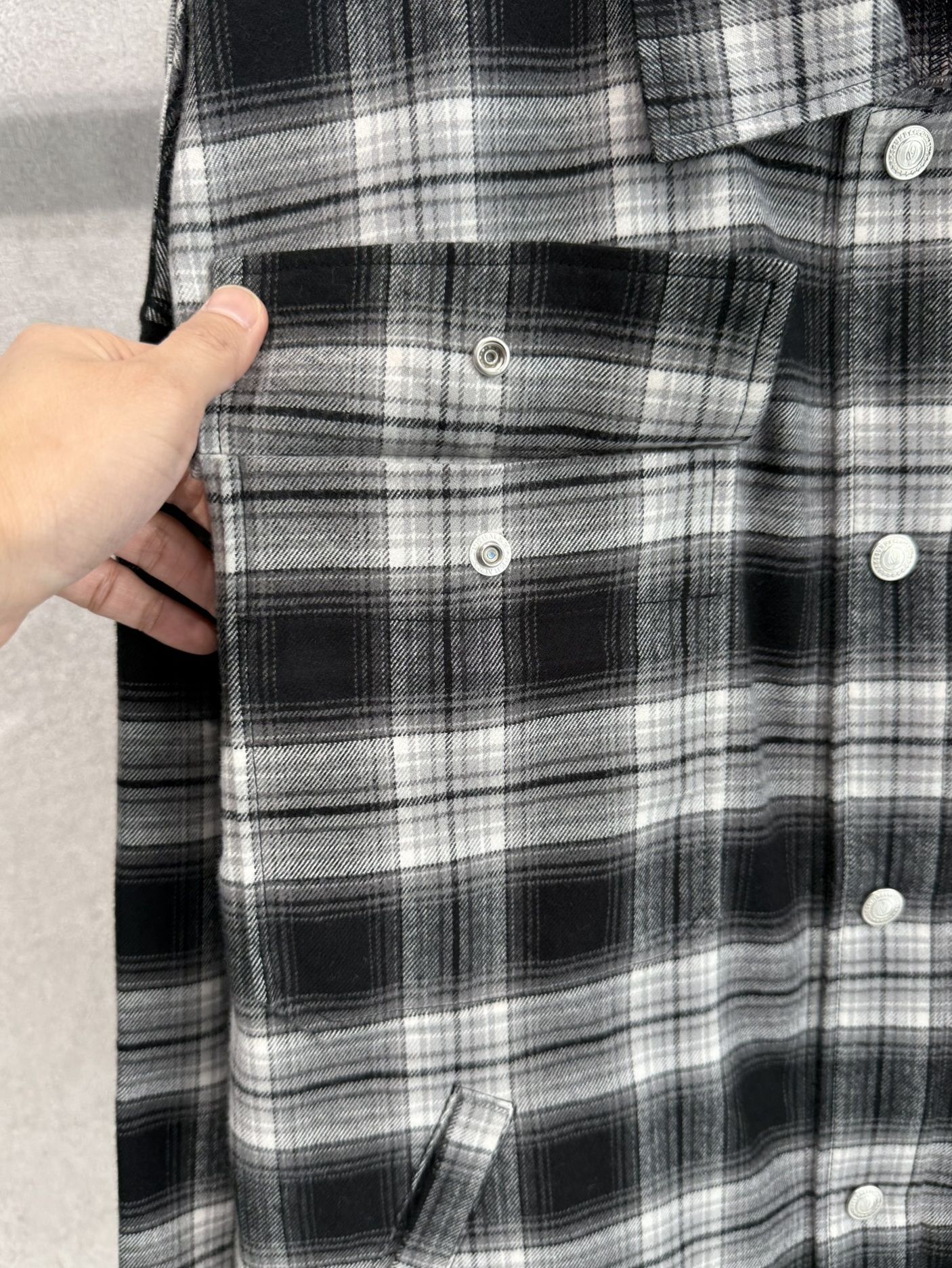 CHECK SHIRT JACKET / RC41-SH-003 / チェックシャツジャケット / ブラック