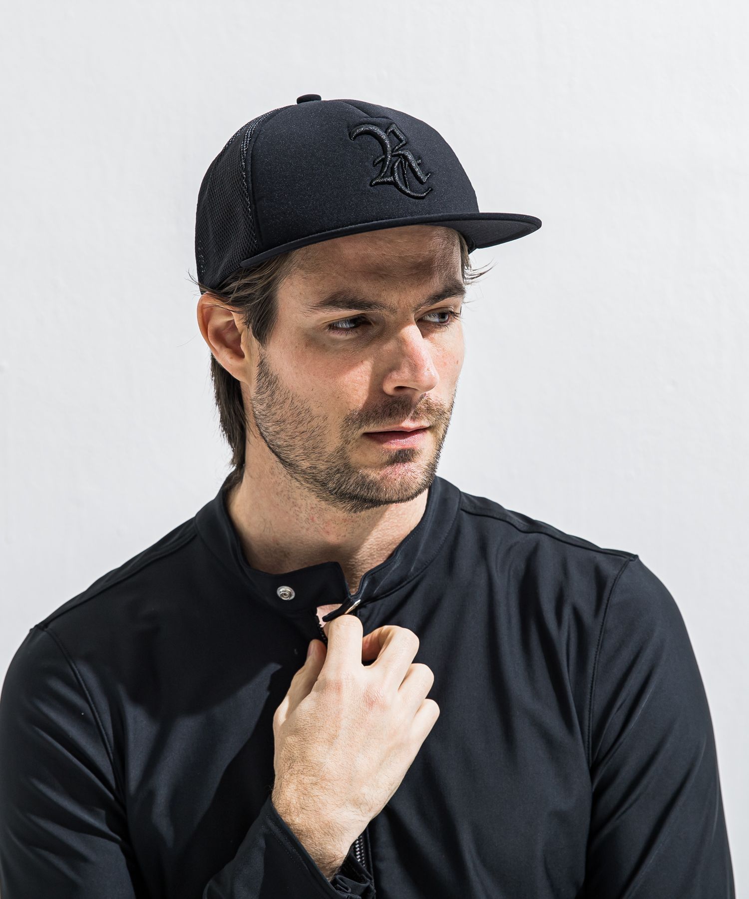 RC MESH CAP / RC40-CAP-002 / ロゴ刺繍メッシュキャップ / ブラック (5月上旬入荷予定)