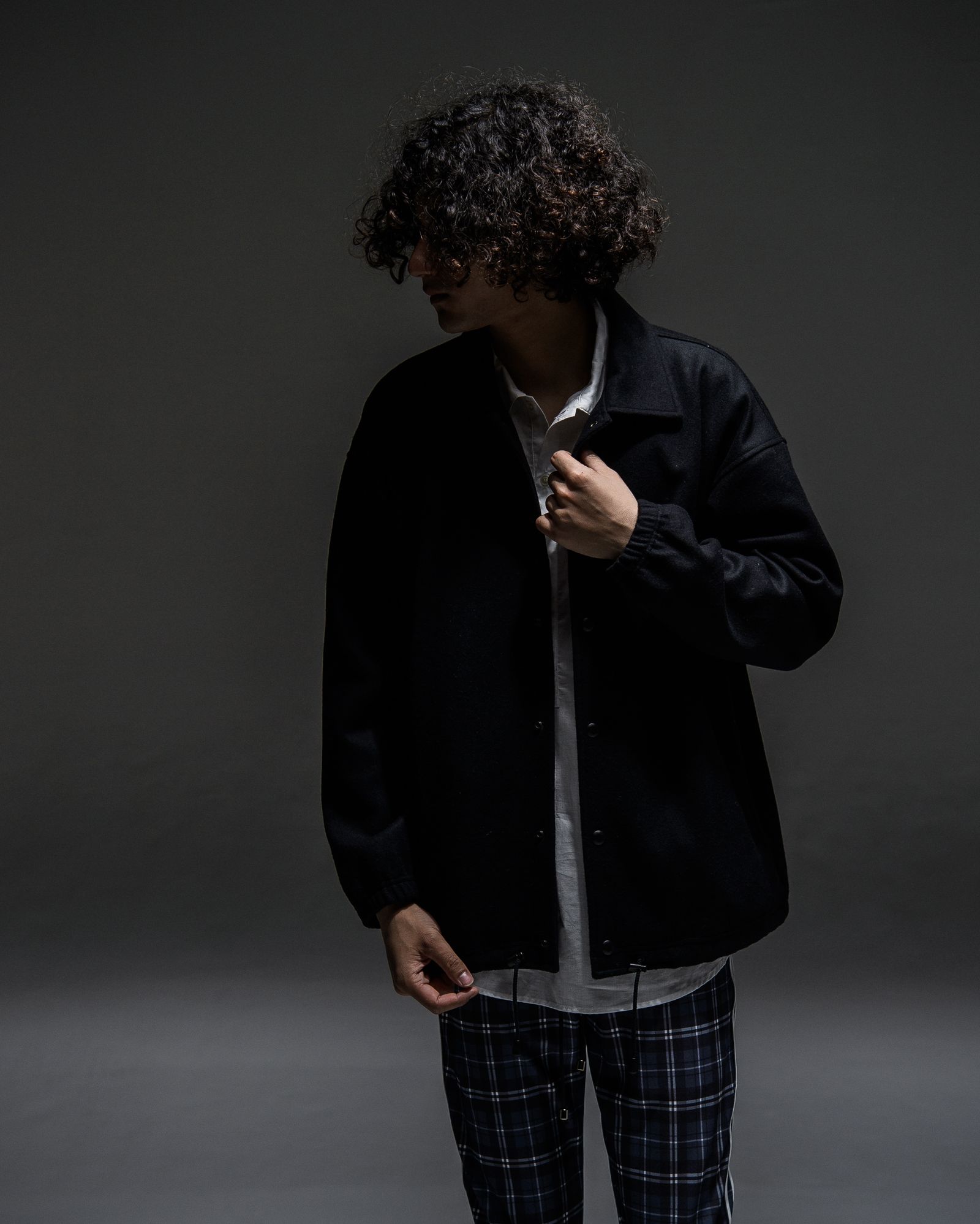 【※期間限定販売※】 OVER WOOL COACH JACKET / RC21-JK-005W / コーチジャケット