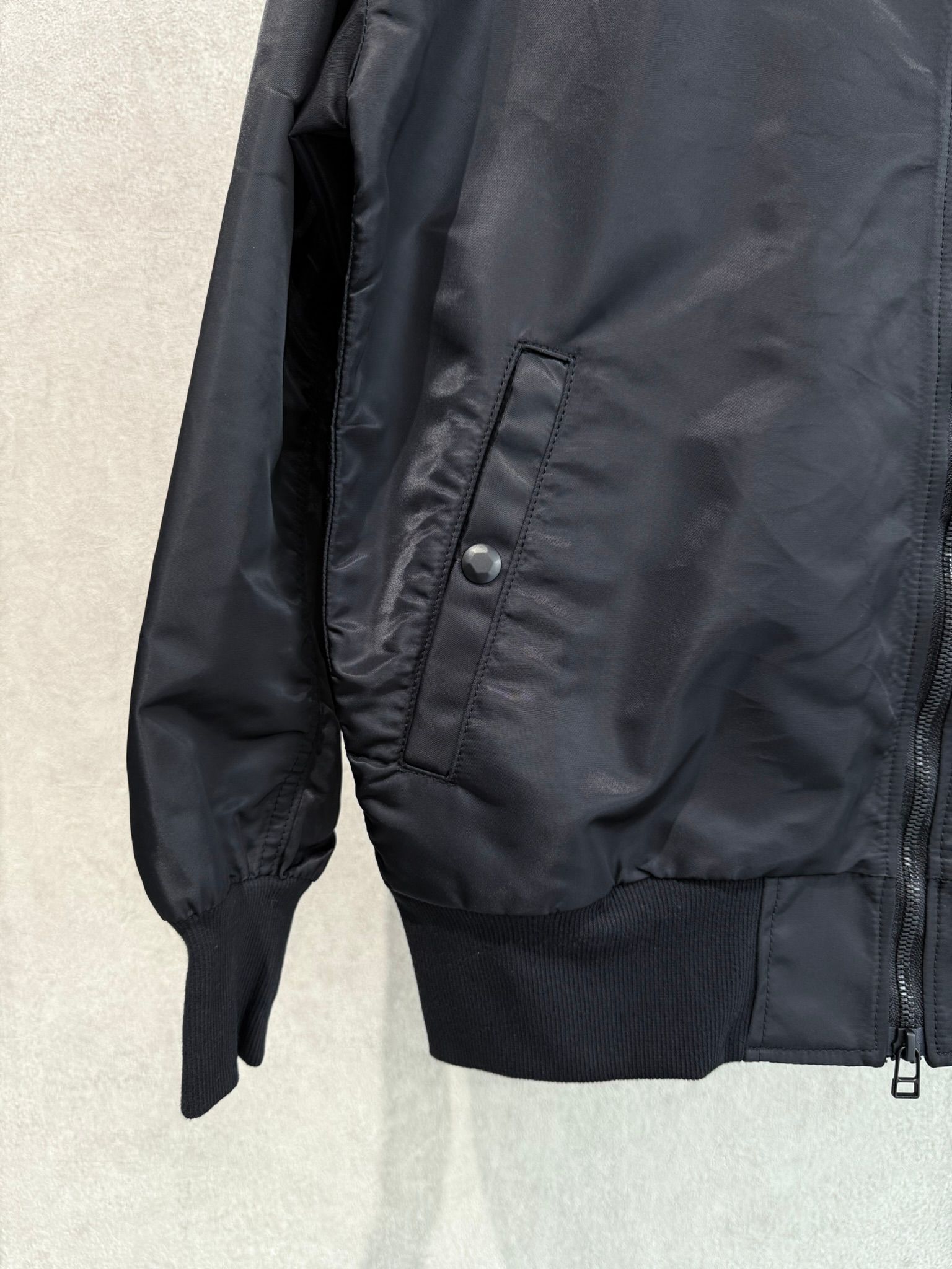 LIGHT DAVID JACKET / RC37-JK-002 / ナイロンライトMA-1 / ブラック