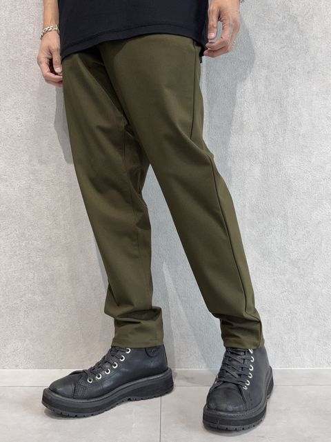 PAT WIDE EASY PANTS / RC37-ST-036BN / ワイドテーパードパンツ / オックス カーキ