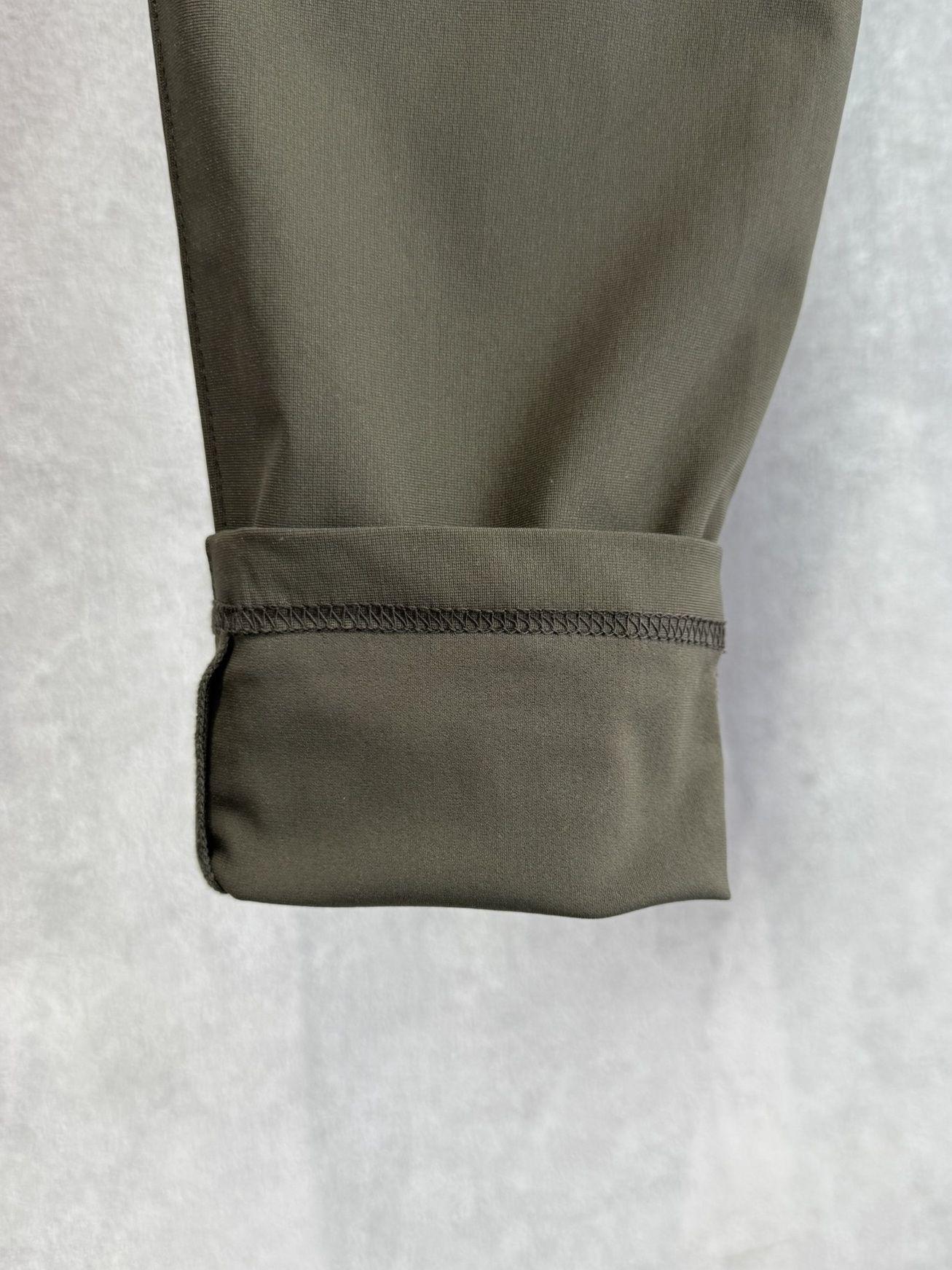 DARRELL CARGO PT / BASIC-ST-010 / ナイロン レザーラインカーゴパンツ / カーキ×レザーブラック