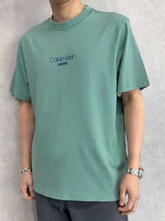 ショートスリーブ 20sアシッドウォッシュグラフィッククルーネックTシャツ / 4RB824G / VFL(グリーン)