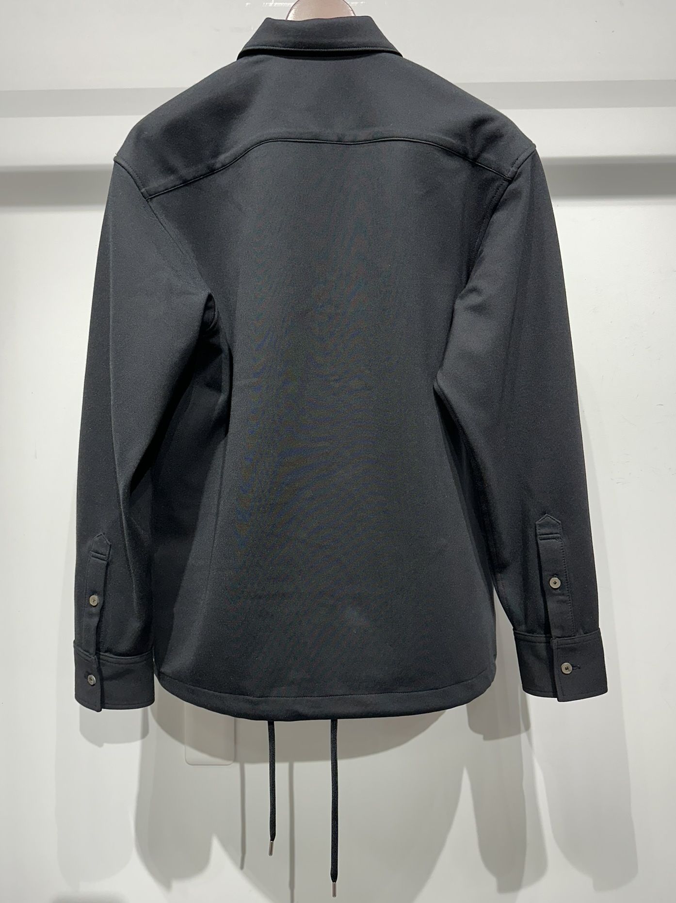 PULLOVER JERSEY SHIRT / RC34-SH-002 / 裏起毛ハーフジップシャツ / ブラック