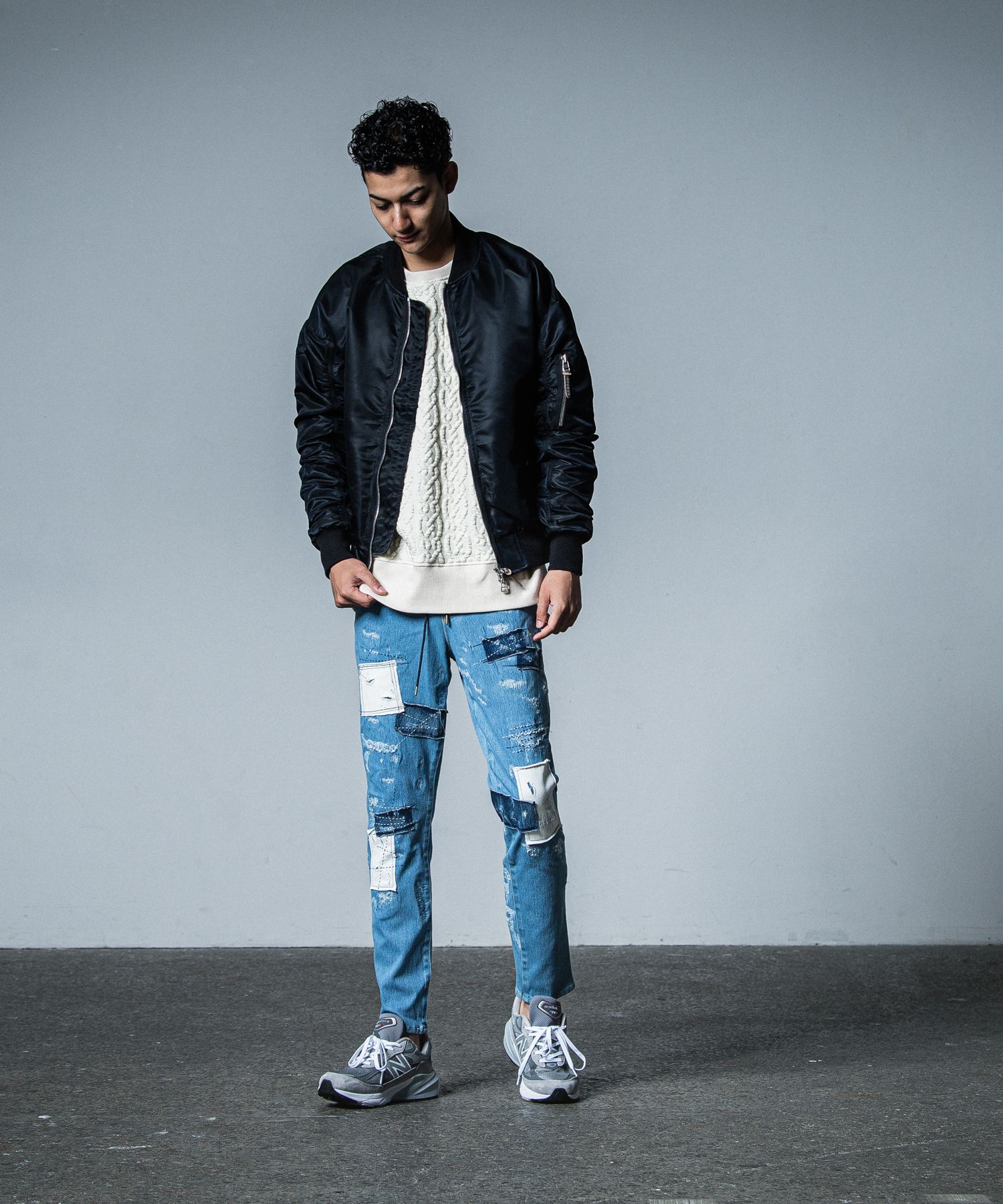 DAVID JACKET / RC33-JK-003 / MA-1 / ブラック
