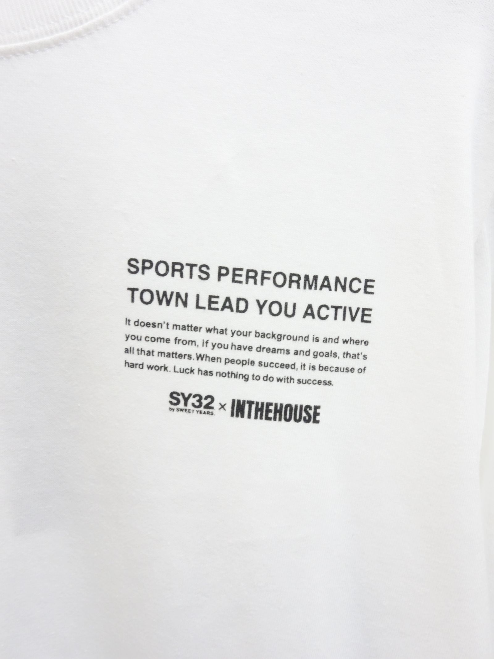 【SY32×IN THE HOUSE】 W-NAME L/S TEE / ITH11053 / ロングスリーブTシャツ
