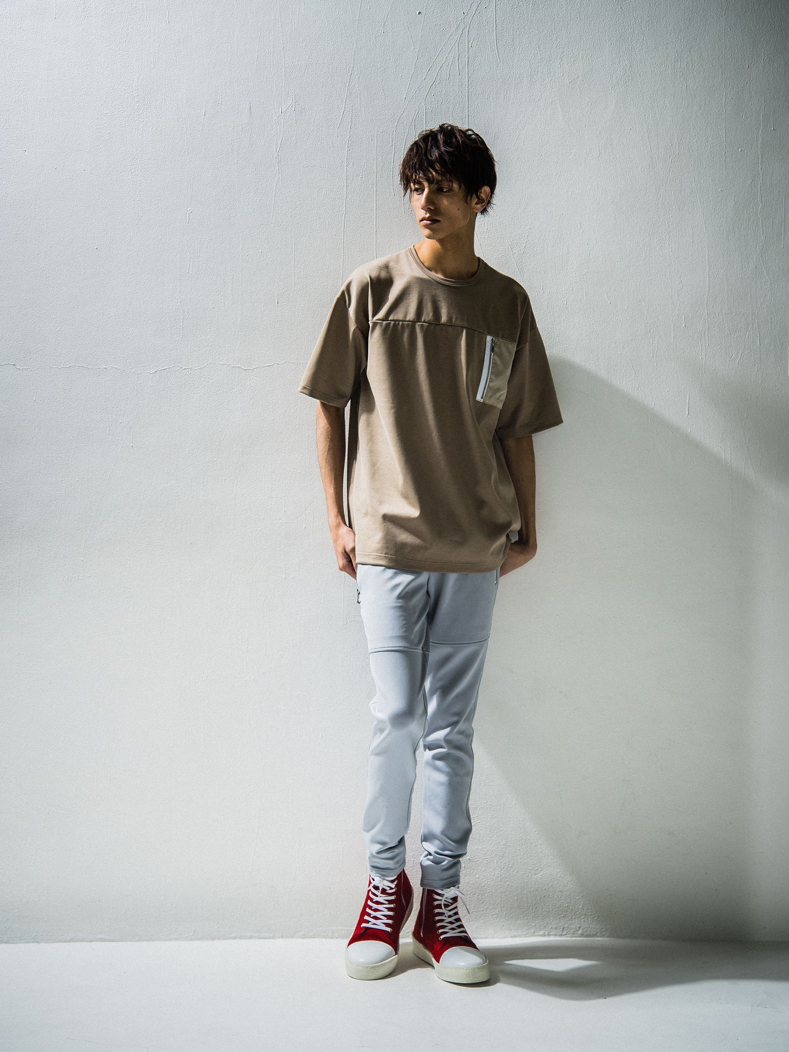 NYLON POCKET LOOSE TEE / RC24-T-006 / ビッグTシャツ