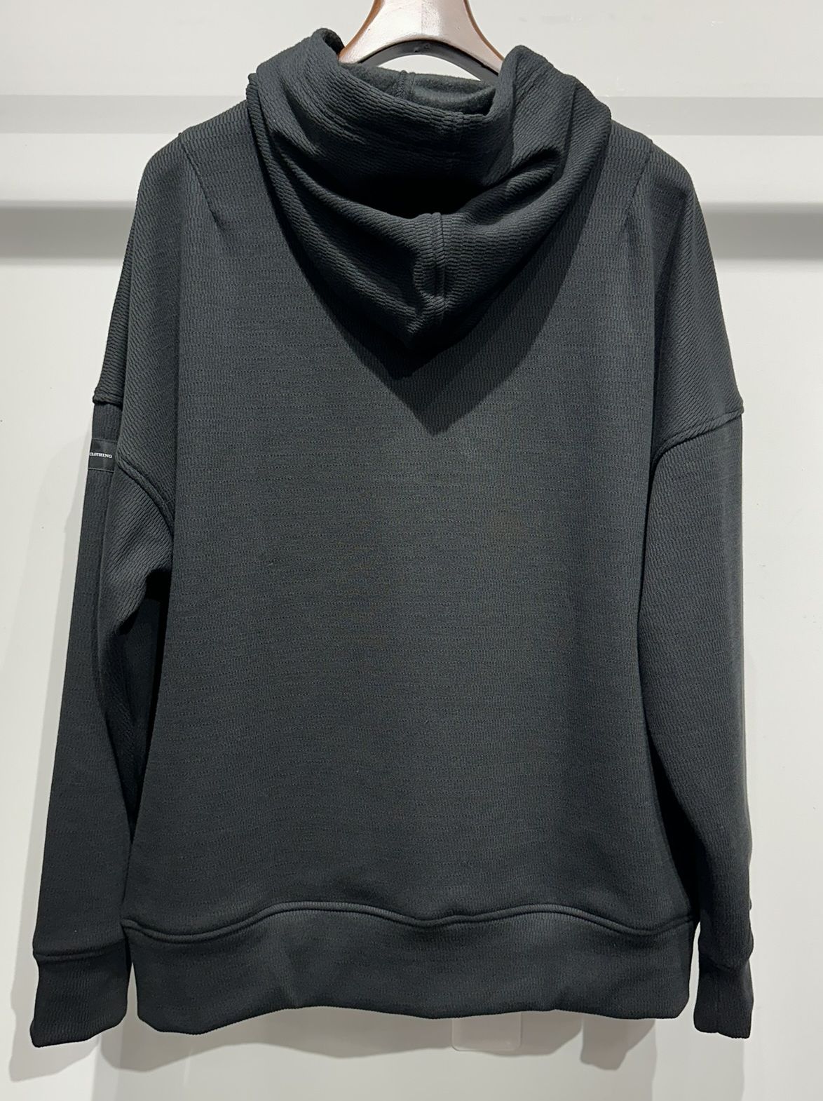 SHAGGY FLEECE THERMAL PULLOVER HOODIE / RC34-C-003 / 裏起毛サーマルパーカー / ブラック