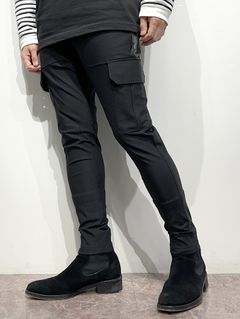 DARRELL HEAT CARGO PT / RC38-ST-010H / 裏起毛カーゴラインパンツ / ブラック (11月上旬入荷予定)