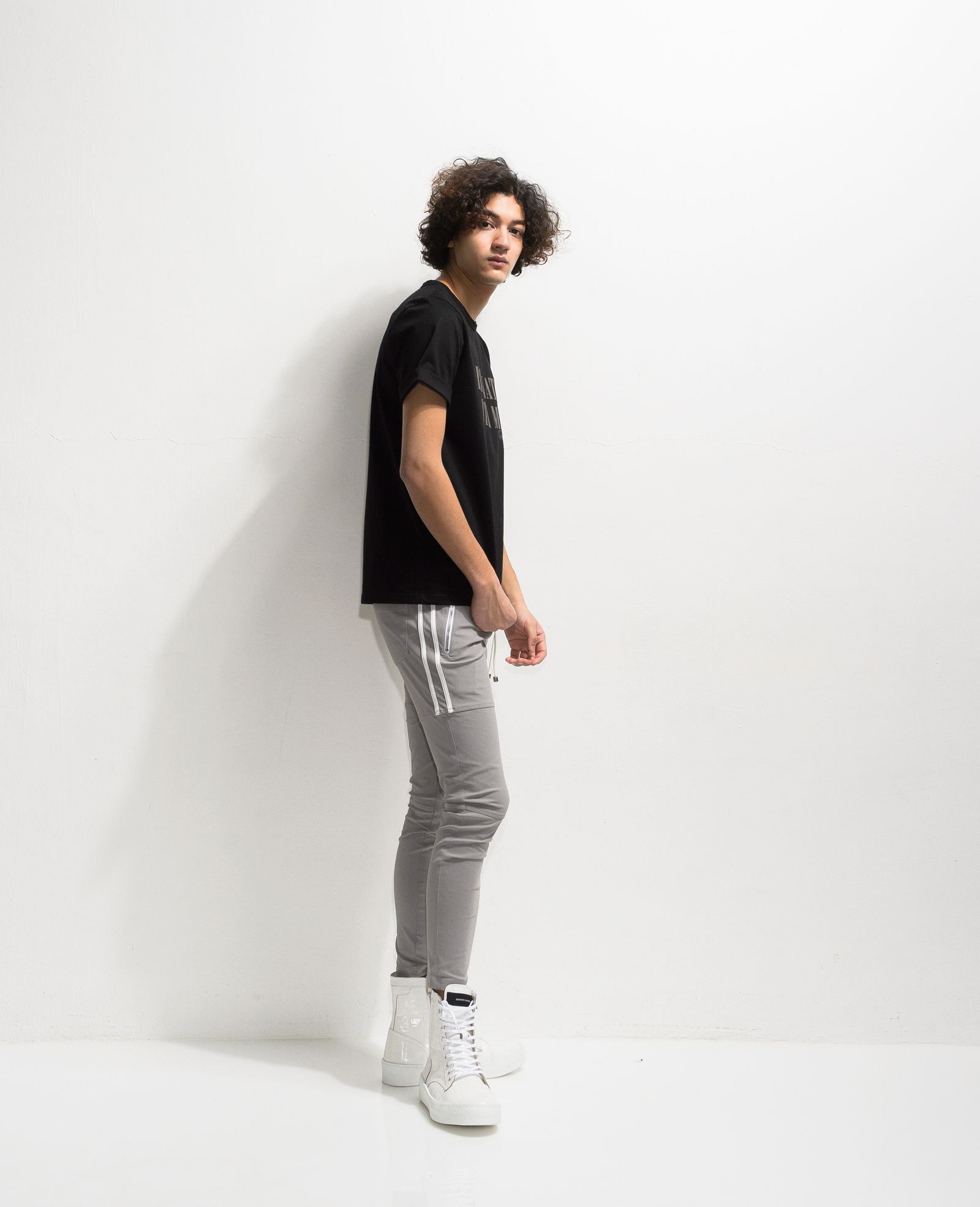 MESSAGE CHEST ROLL UP JERSEY TEE / RC20-T-003 / バックプリントTシャツ ※