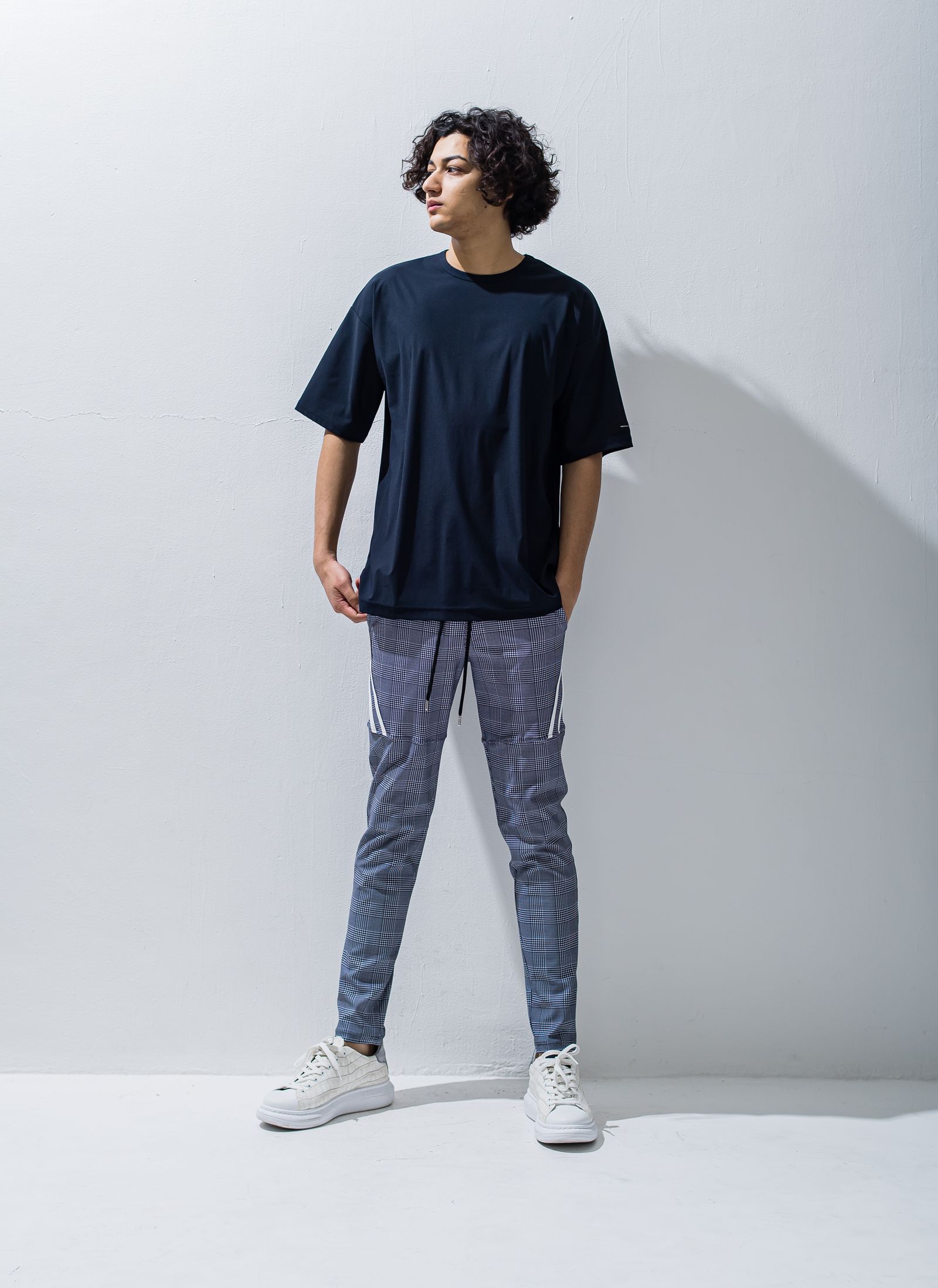 45R パンツ（その他） グレー系x赤等(チェック) 0356325F0042 楽天市場】GUCCI(グッチ) サイズ:46 21AW HA HA HA 千鳥格子