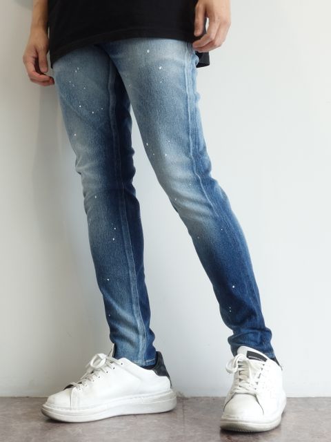 BLIND DENIM JERSEY / RC24-ST-019 / デニムジャージスキニーパンツ