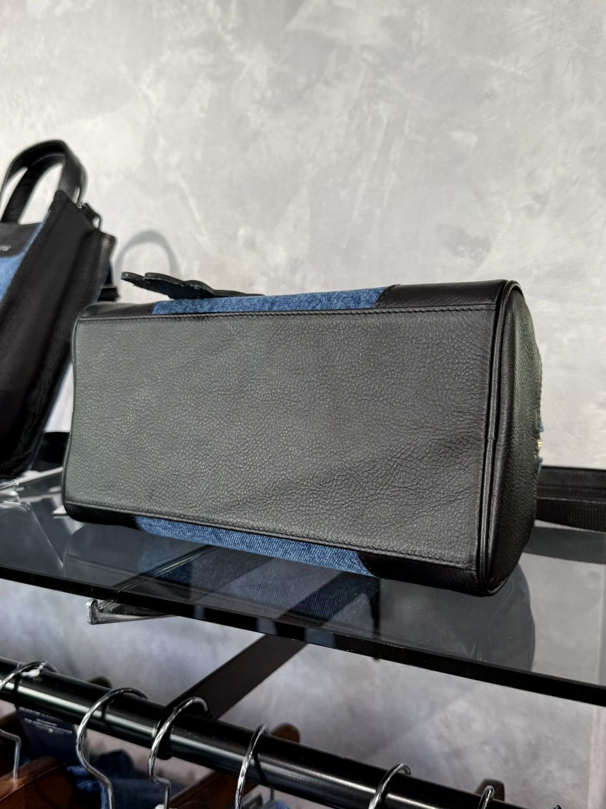 DENIM MINI BOSTON BAG / RC40-BAG-002RD / デニムミニボストンショルダーバッグ / デニム (5月中旬入荷予定)