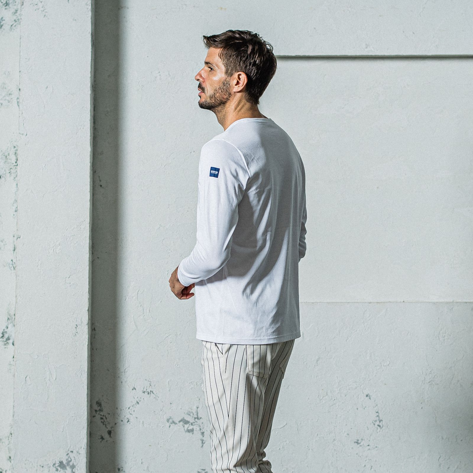 LONG SLEEVE TEE / RC35-T-008 / 無地長袖Tシャツ / ホワイト