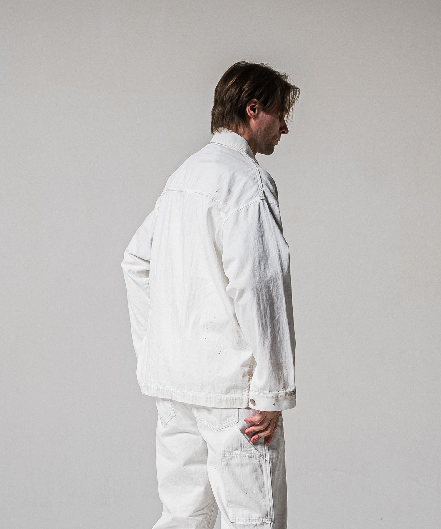 RC CAVER ALL / RC39-JK-004 / デニムカバーオール / ホワイト (2月中旬入荷予定)