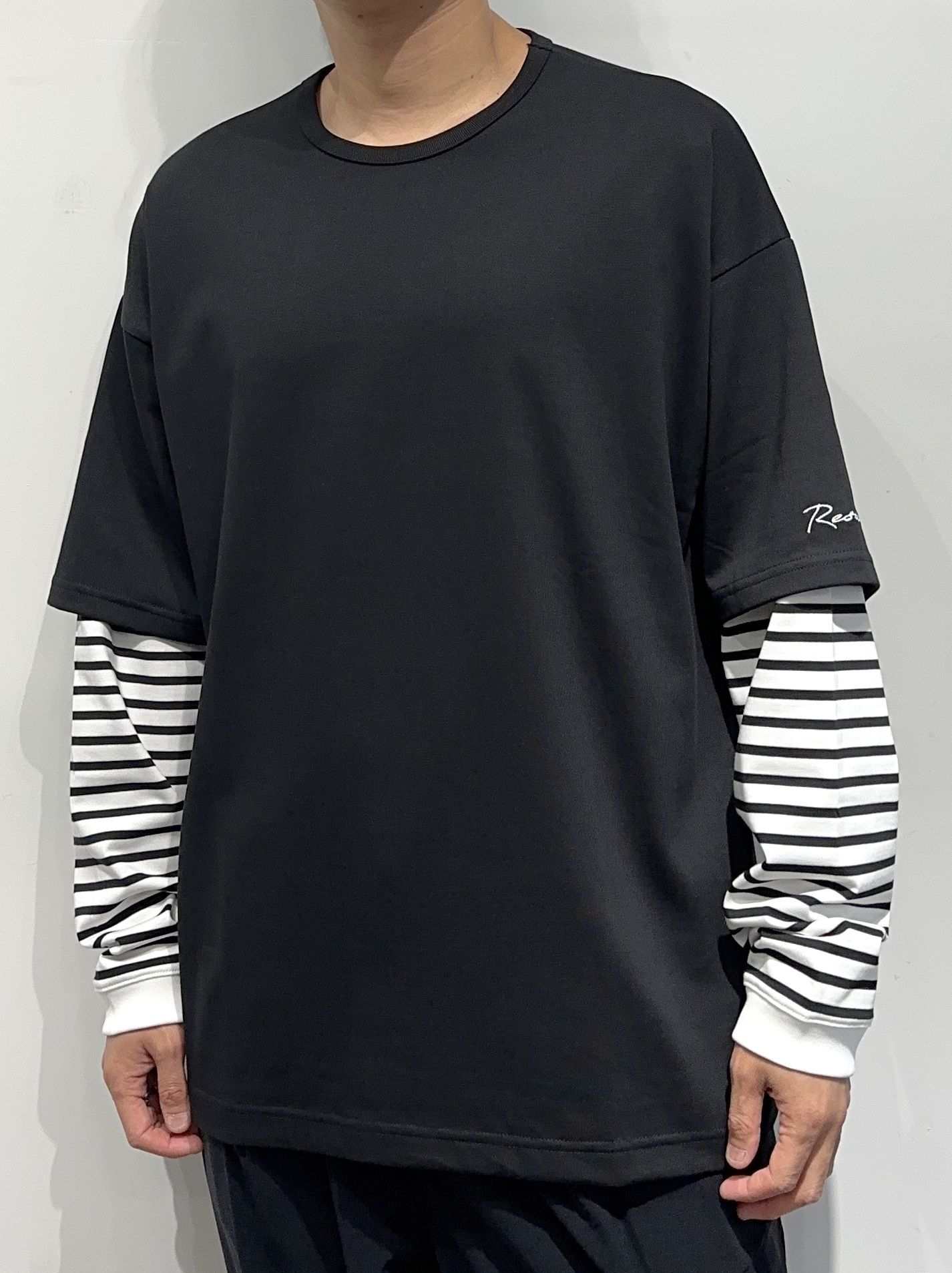 REFLEM レフレム フェイクレイヤード ロンT カットソー Tシャツ REFLEM（レフレム）の「REFLEM×DEATH NOTE フェイクレイヤード