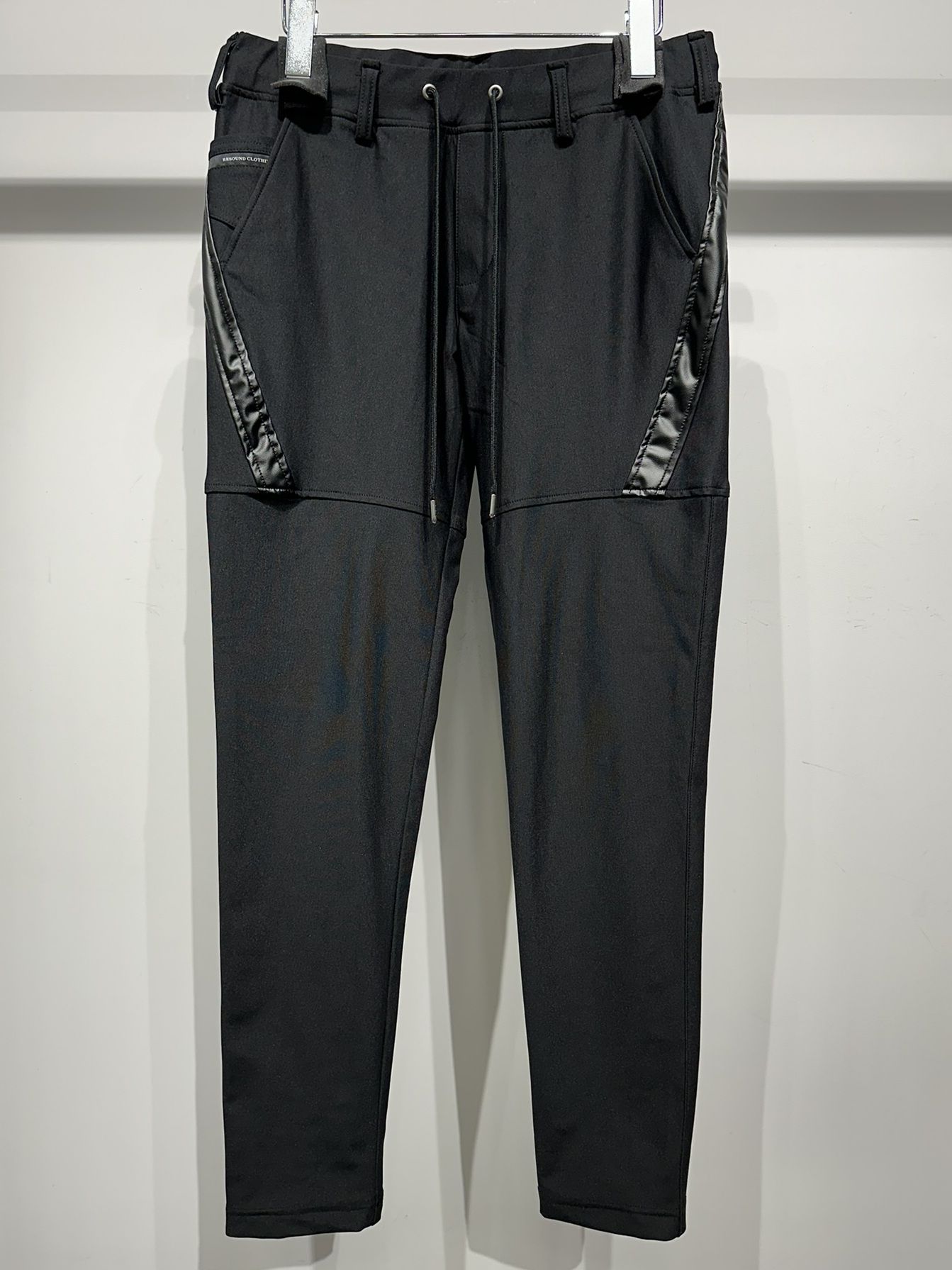 TYLER PANTS / RC34-ST-026H / 裏起毛レザーラインイージーパンツ / ブラック