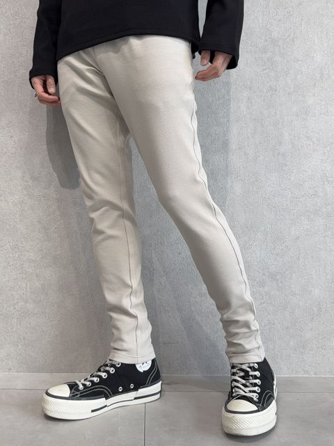 CHRIS EASY BLISTER TUCK PANTS / RC41-ST-016T / イージータックパンツ / ブリスターベージュ