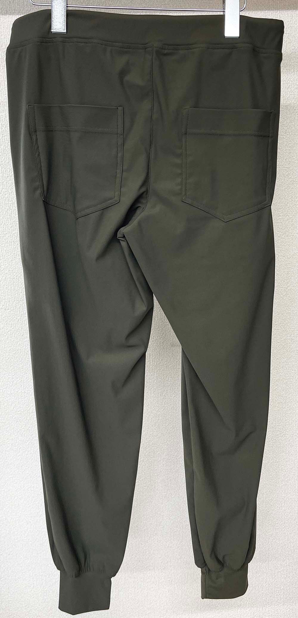 BILLIE NYLON PANTS / RC25-ST-028 / ナイロンリブパンツ / カーキ