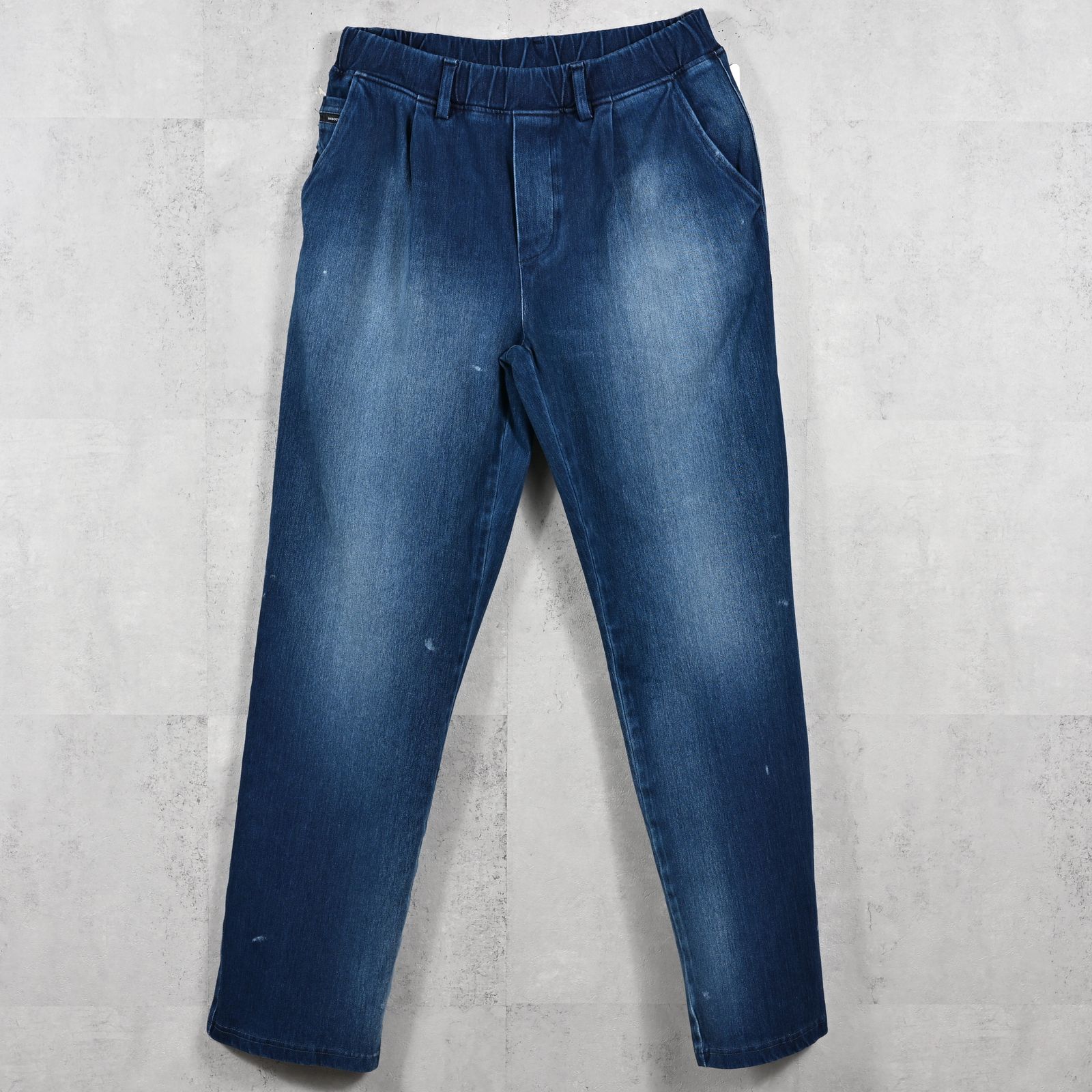 DENIM JERSEY WIDE PT / RC39-ST-016WTD / ライトオンスデニムジャージ ワイドパンツ / ダークインディゴ (2月中旬入荷予定)