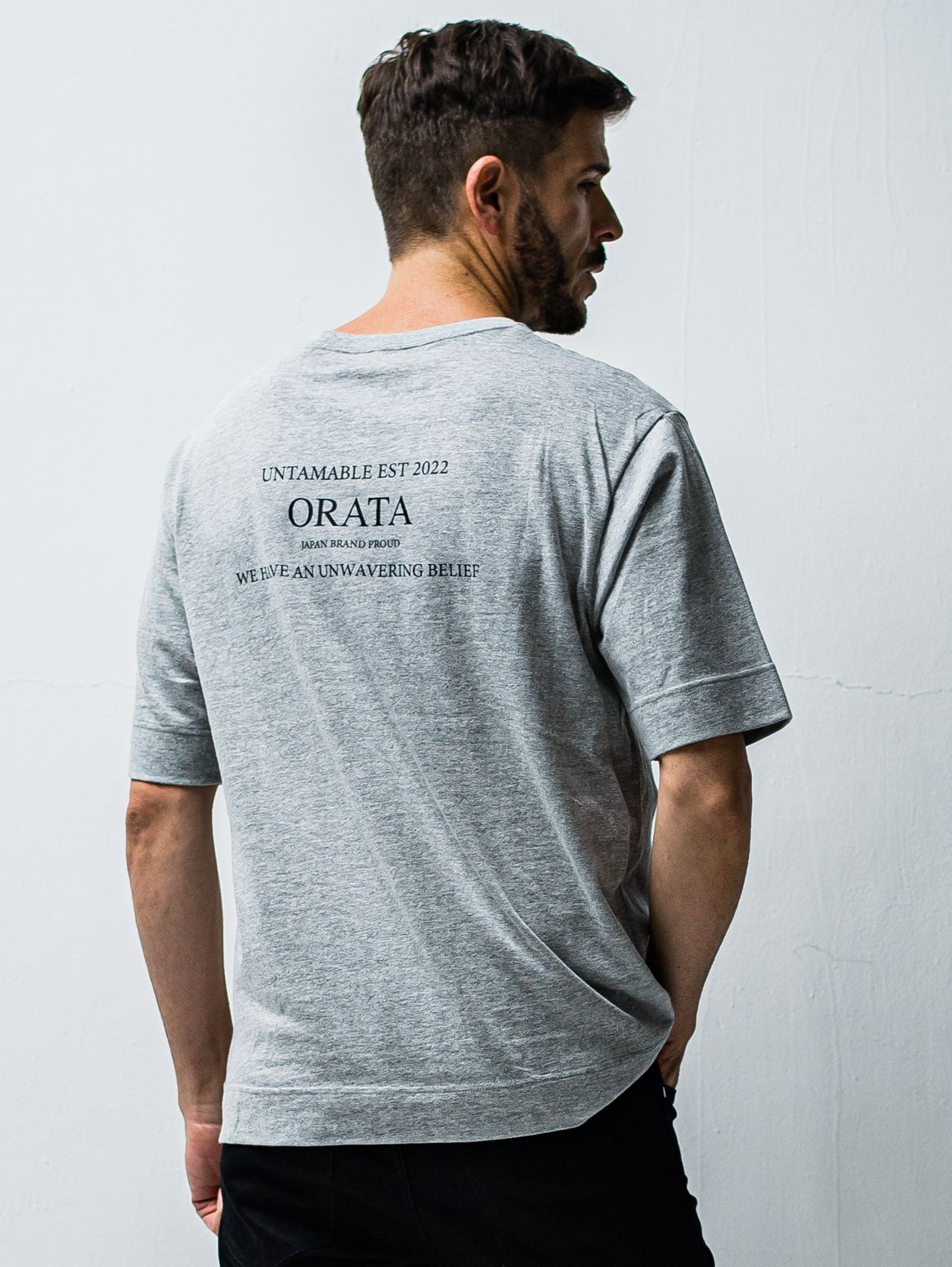 VINTAGE CREW T / OR1-T-003 / プリントTシャツ / グレー (1月中旬入荷予定)
