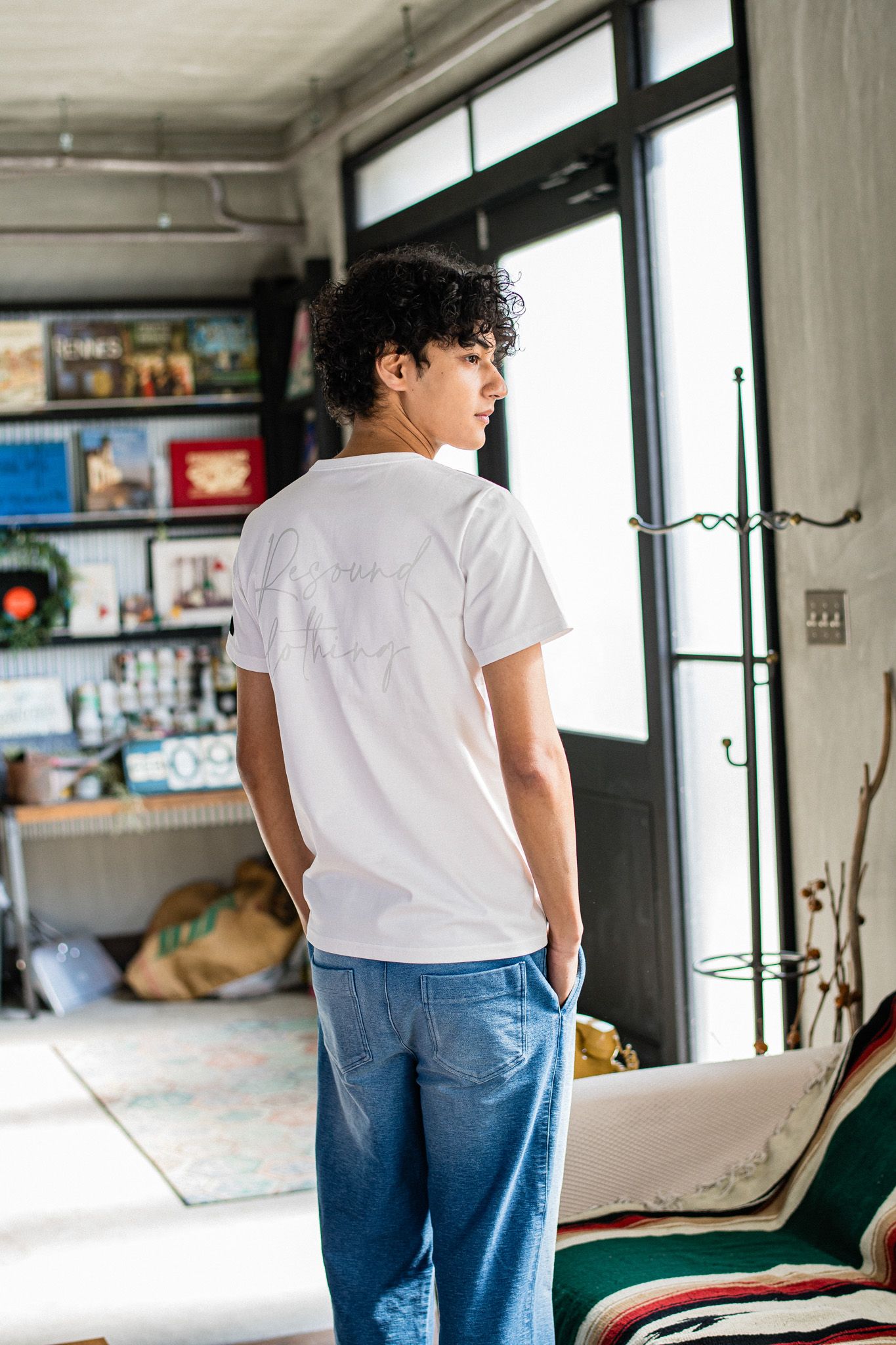 EX DENIM JERSEY WIDE PT / RC32-ST-016WTD / デニムジャージーワイドパンツ / ライトインディゴ