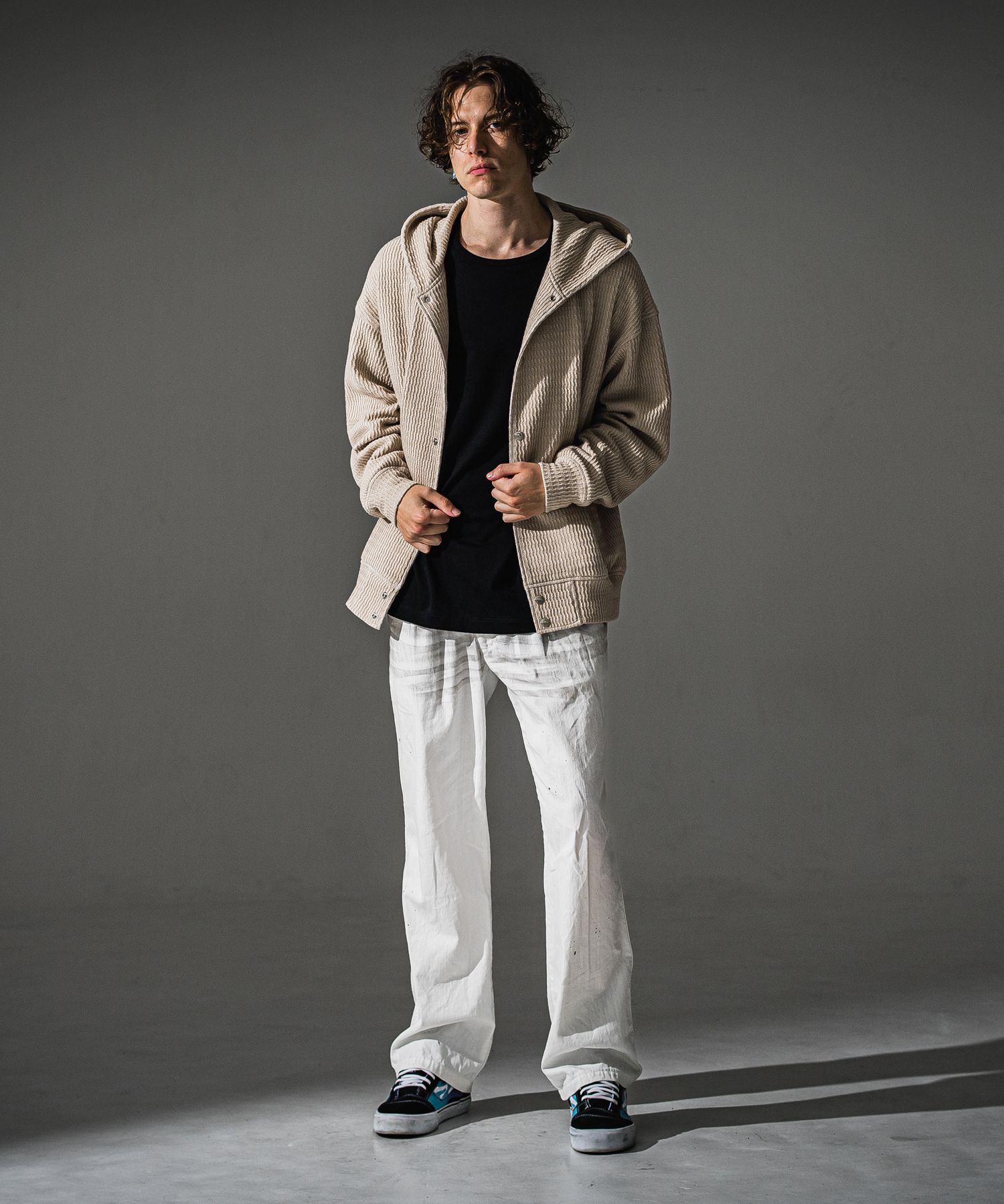 PIN ST RC OVER LONGSLEEVE TEE / RC41-T-003 / オーバーサイズ長袖バックロゴTシャツ / ブラック (7月中旬入荷予定)